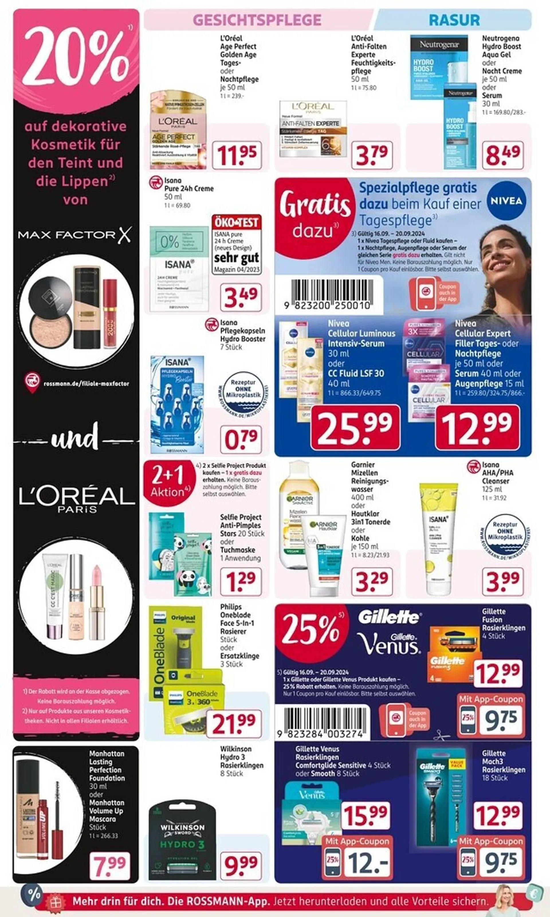 Rossmann Prospekt von 16. September bis 20. September 2024 - Prospekt seite 10