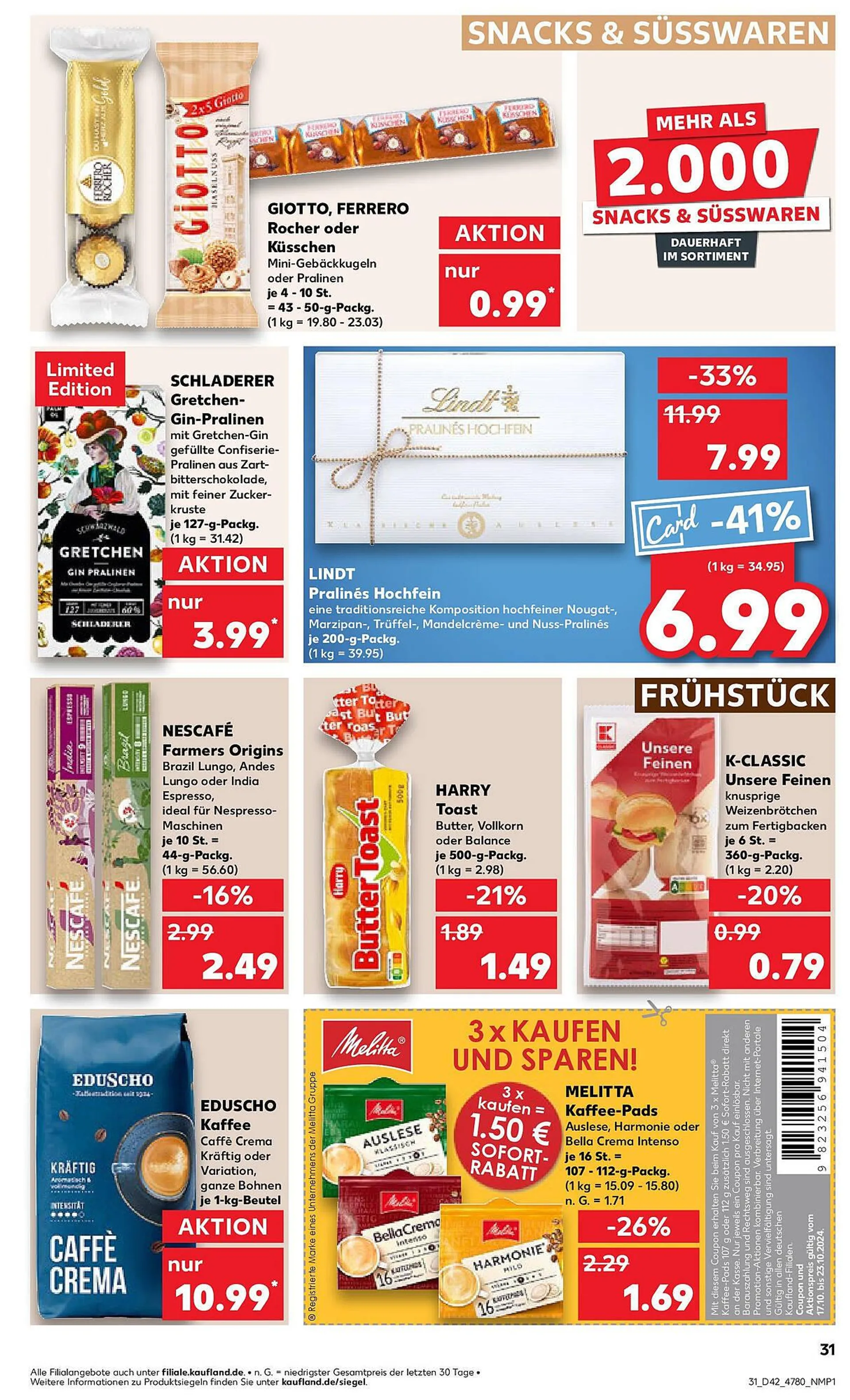 Kaufland Prospekt von 20. Oktober bis 23. Oktober 2024 - Prospekt seite 44