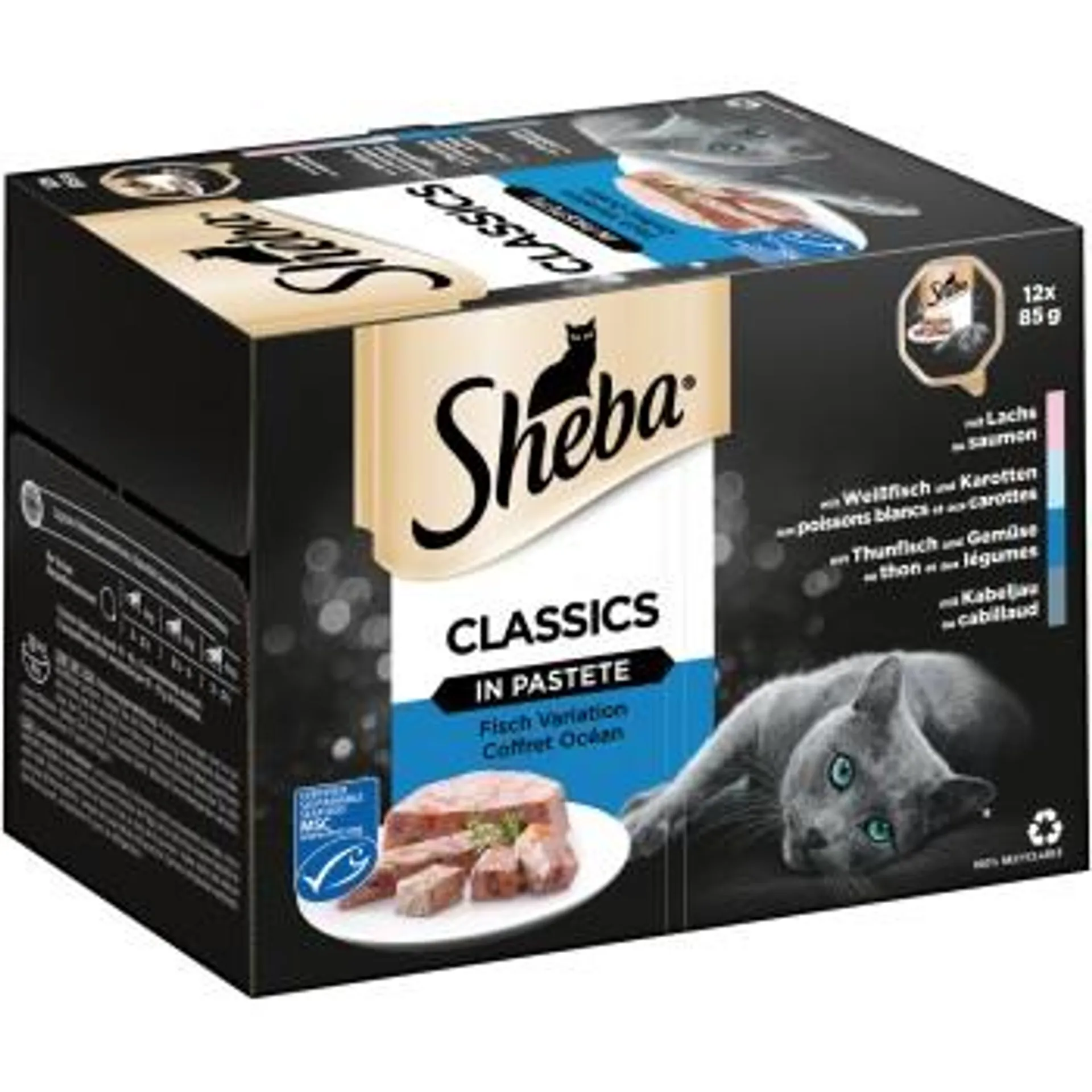 Sheba Classics in Pastete 12x85g