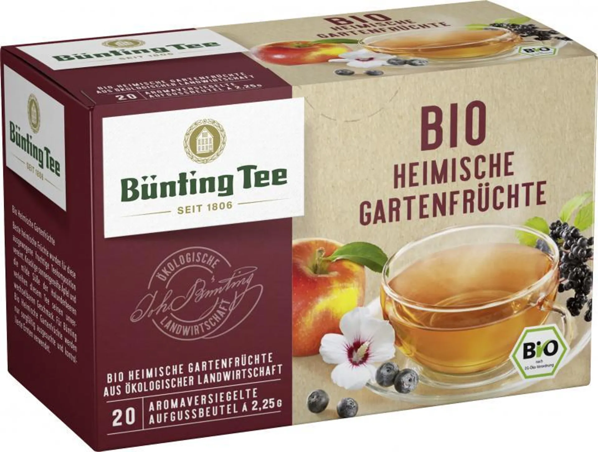 Bünting Tee Bio Heimische Gartenfrüchte