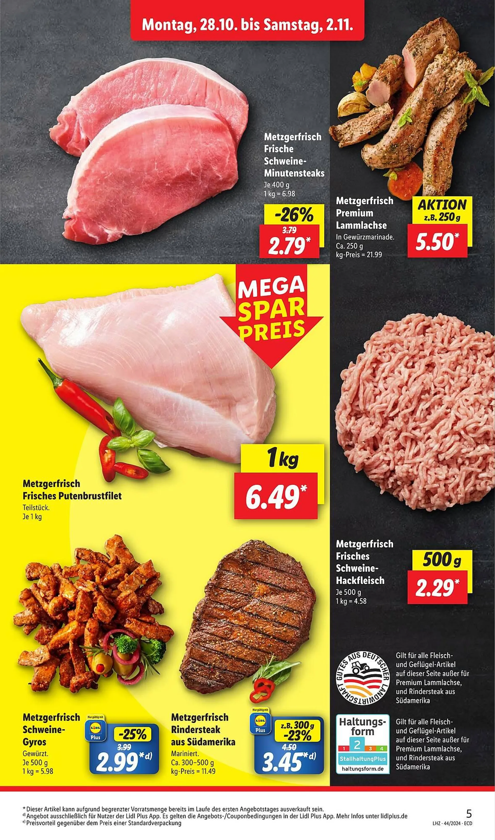 Lidl Prospekt von 28. Oktober bis 2. November 2024 - Prospekt seite 9