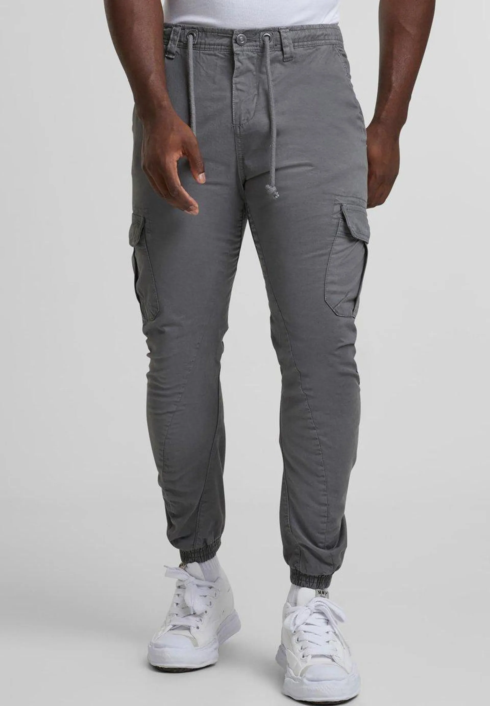 JOGGING - Cargo trousers - darkgrey