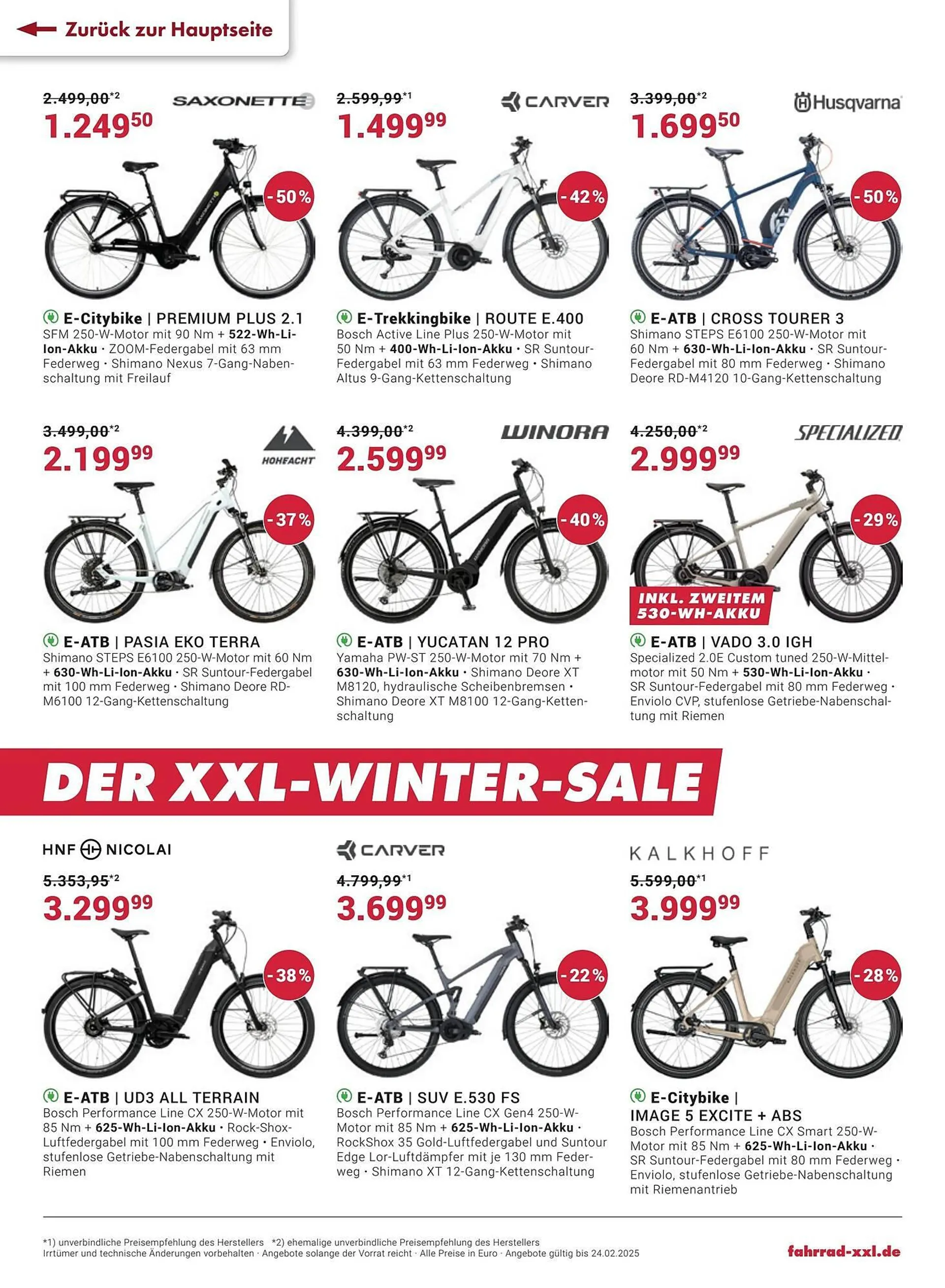 Fahrrad XXL Prospekt von 24. Dezember bis 25. Februar 2025 - Prospekt seite 2