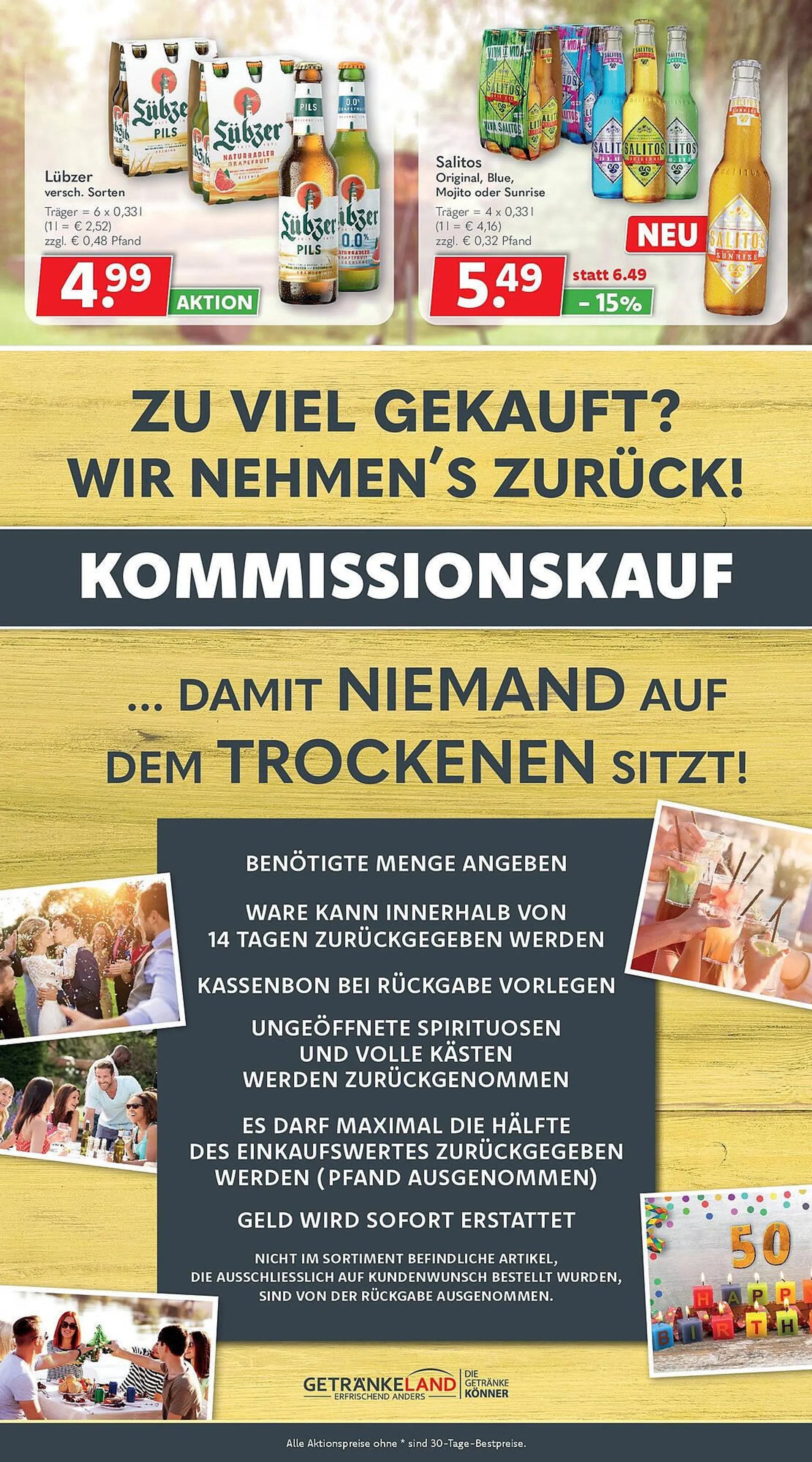 Getränkeland Prospekt von 11. Mai bis 24. Mai 2025 - Prospekt seite 4