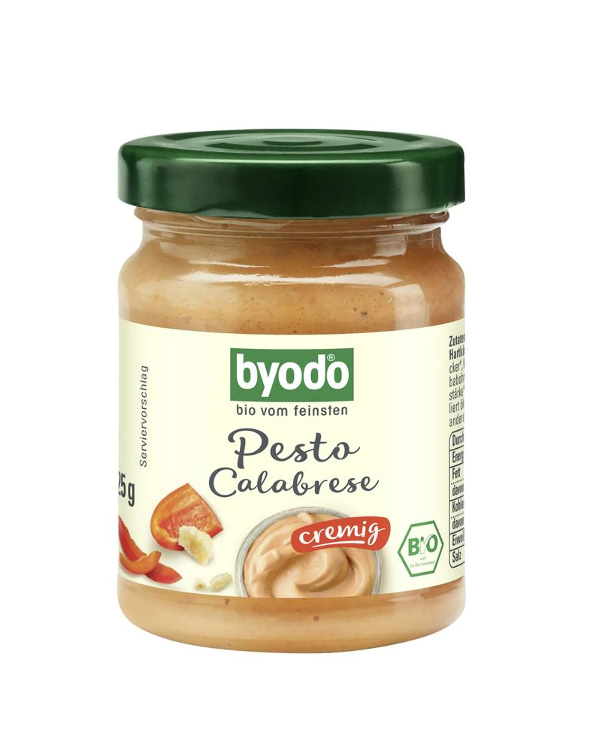 Byodo Pesto Calabrese cremig 125 g