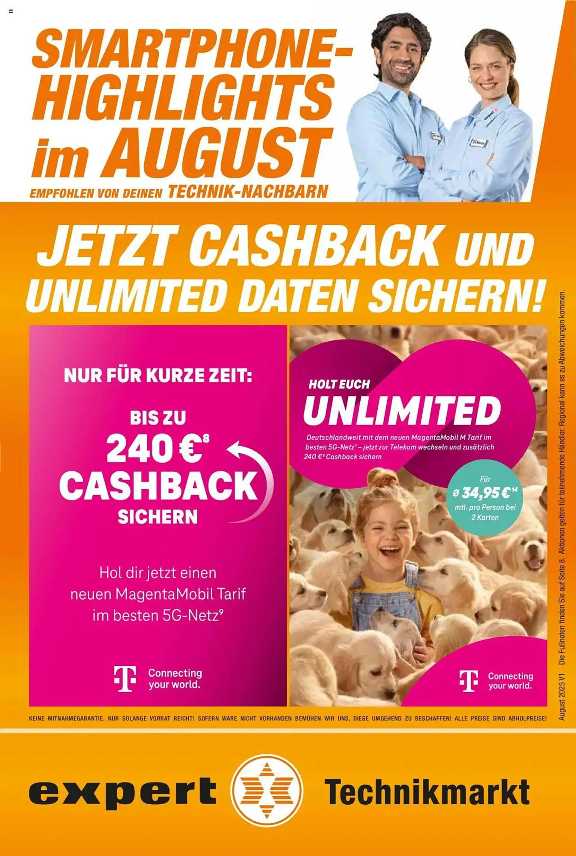 Expert Prospekt von 1. August bis 31. August 2025 - Prospekt seite 1