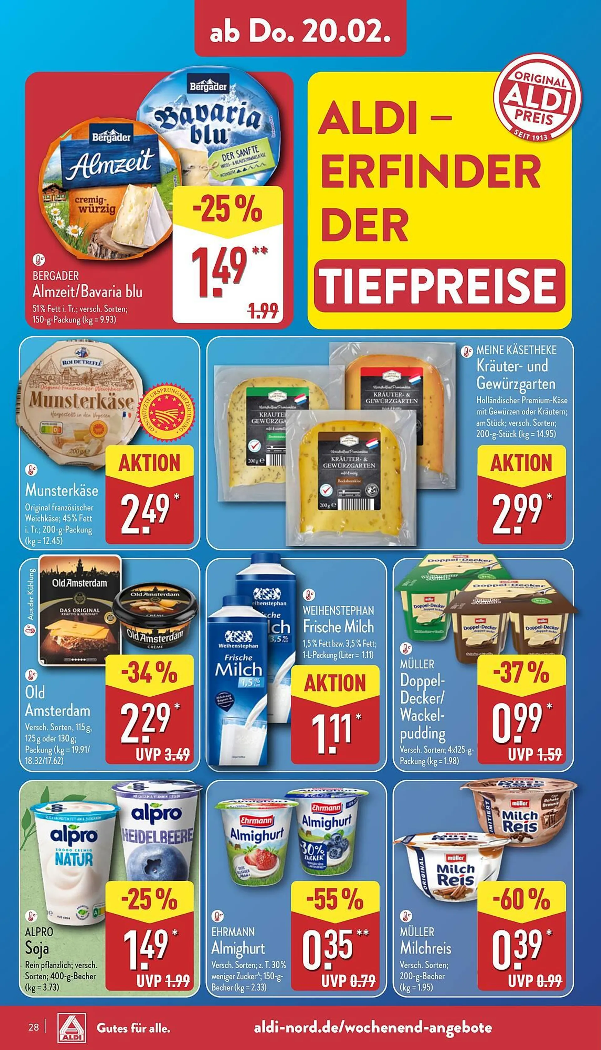 Aldi Nord Prospekt von 17. Februar bis 22. Februar 2025 - Prospekt seite 28