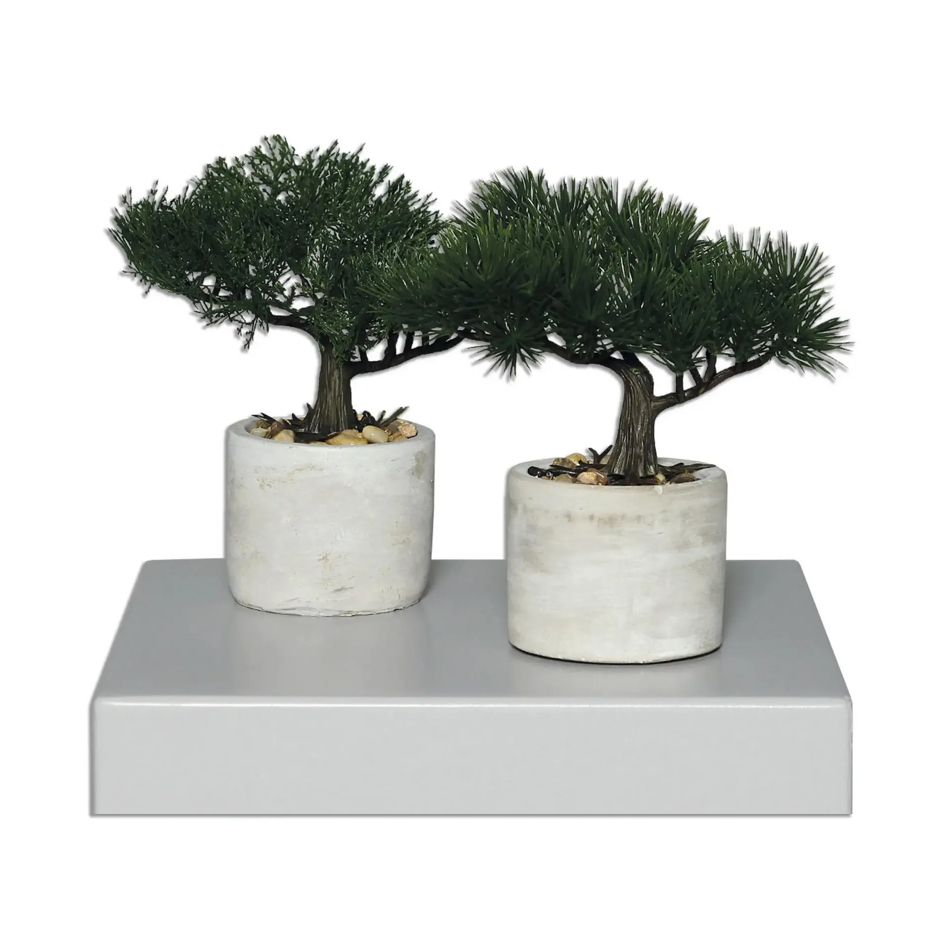 Bonsai - Kunstpflanze - grün-grau - sortiert - 18 cm hoch