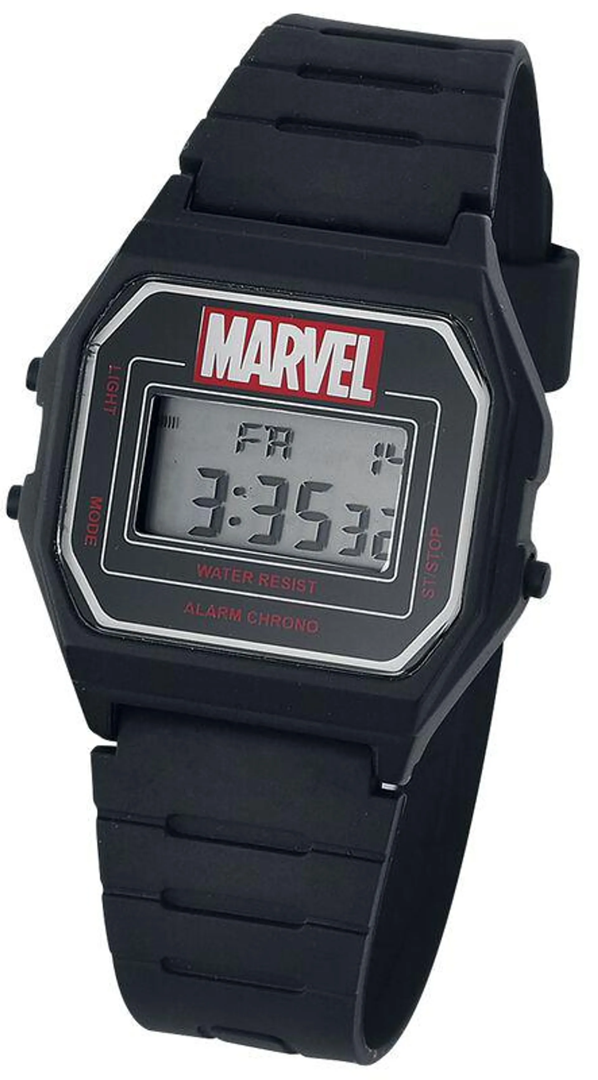 "Marvel Logo" Armbanduhren schwarz/rot von Marvel