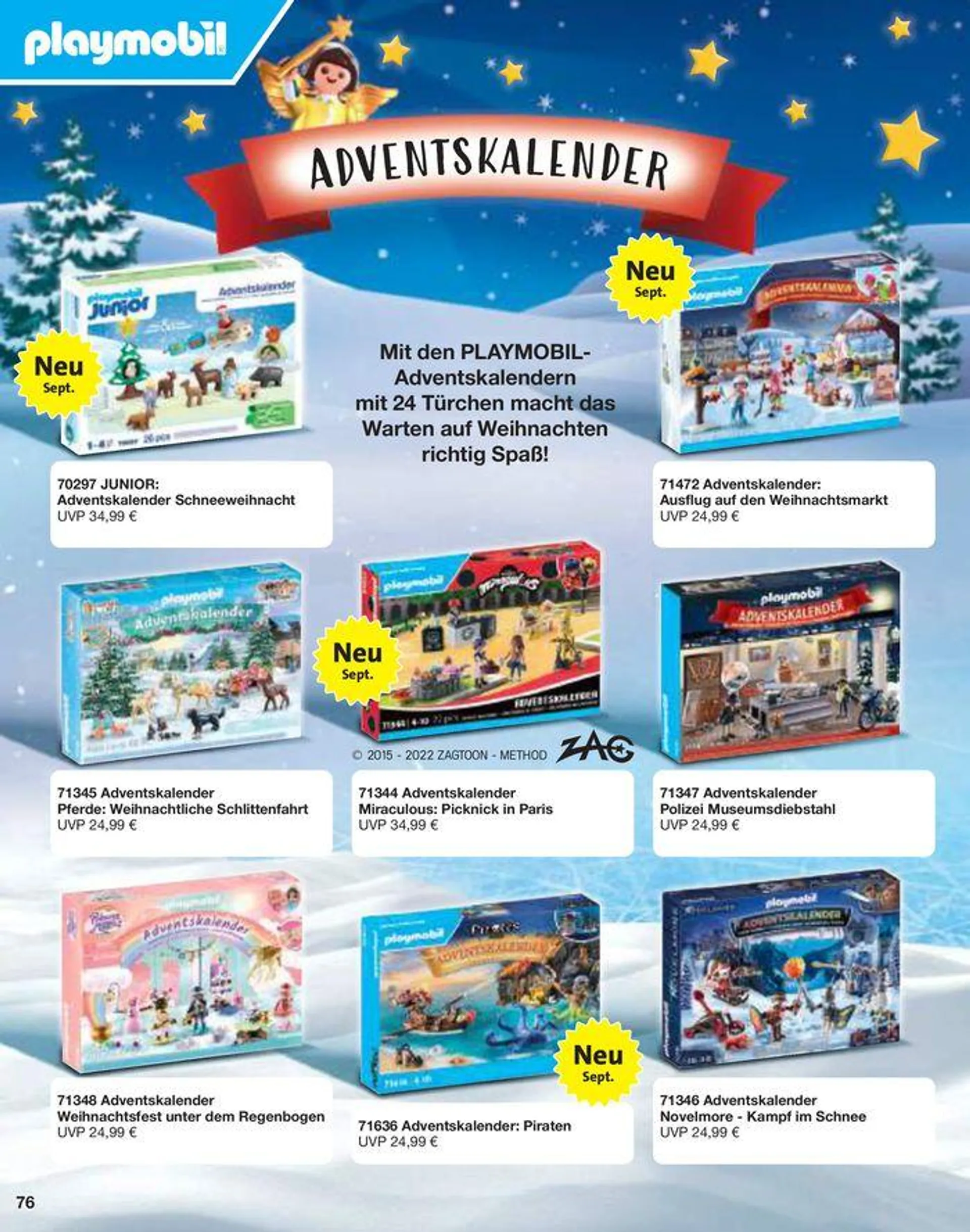 50 Years Of Playmobil von 9. Juli bis 31. Dezember 2024 - Prospekt seite 76