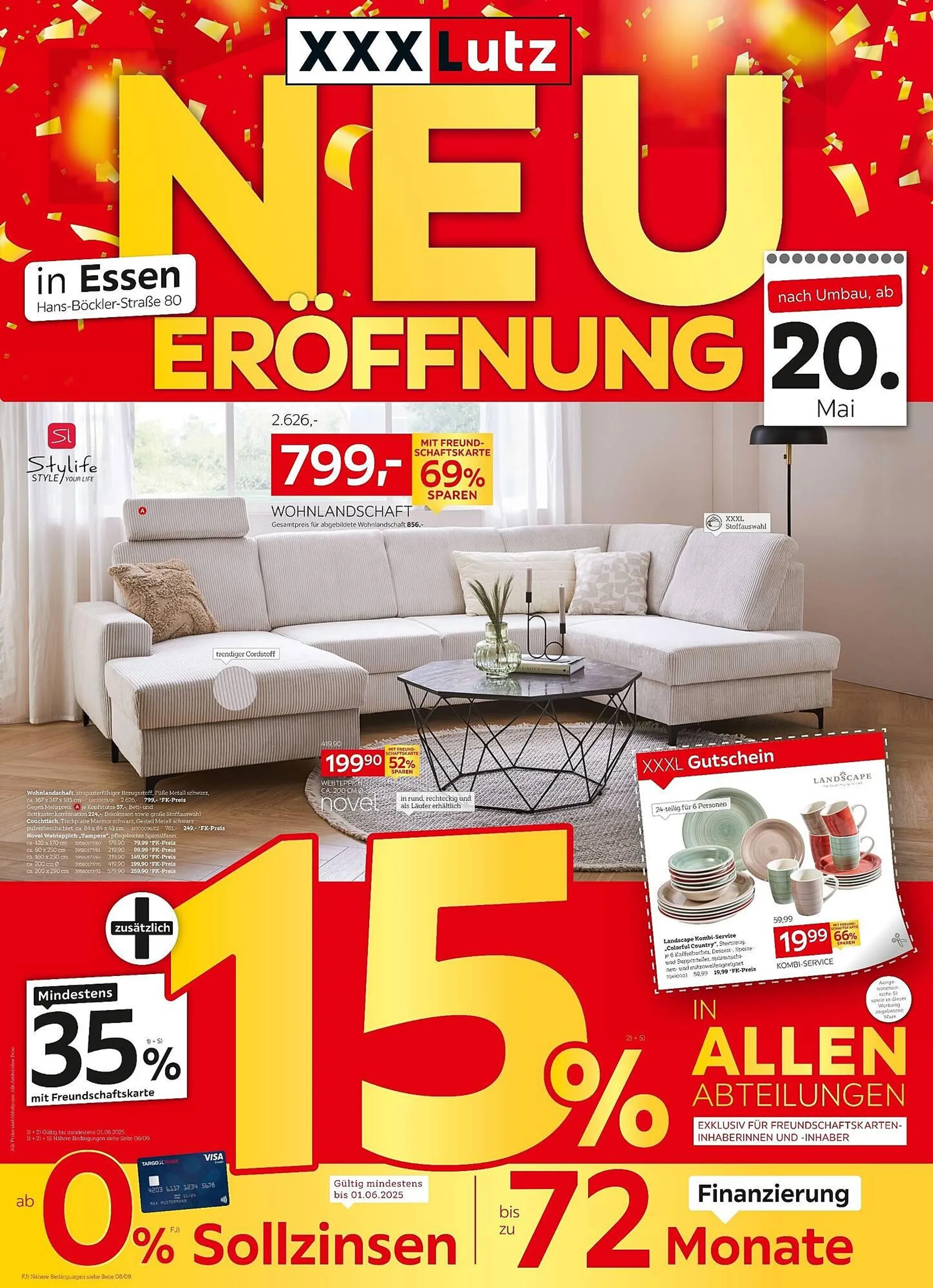 XXXLutz Prospekt von 17. Mai bis 1. Juni 2025 - Prospekt seite 1