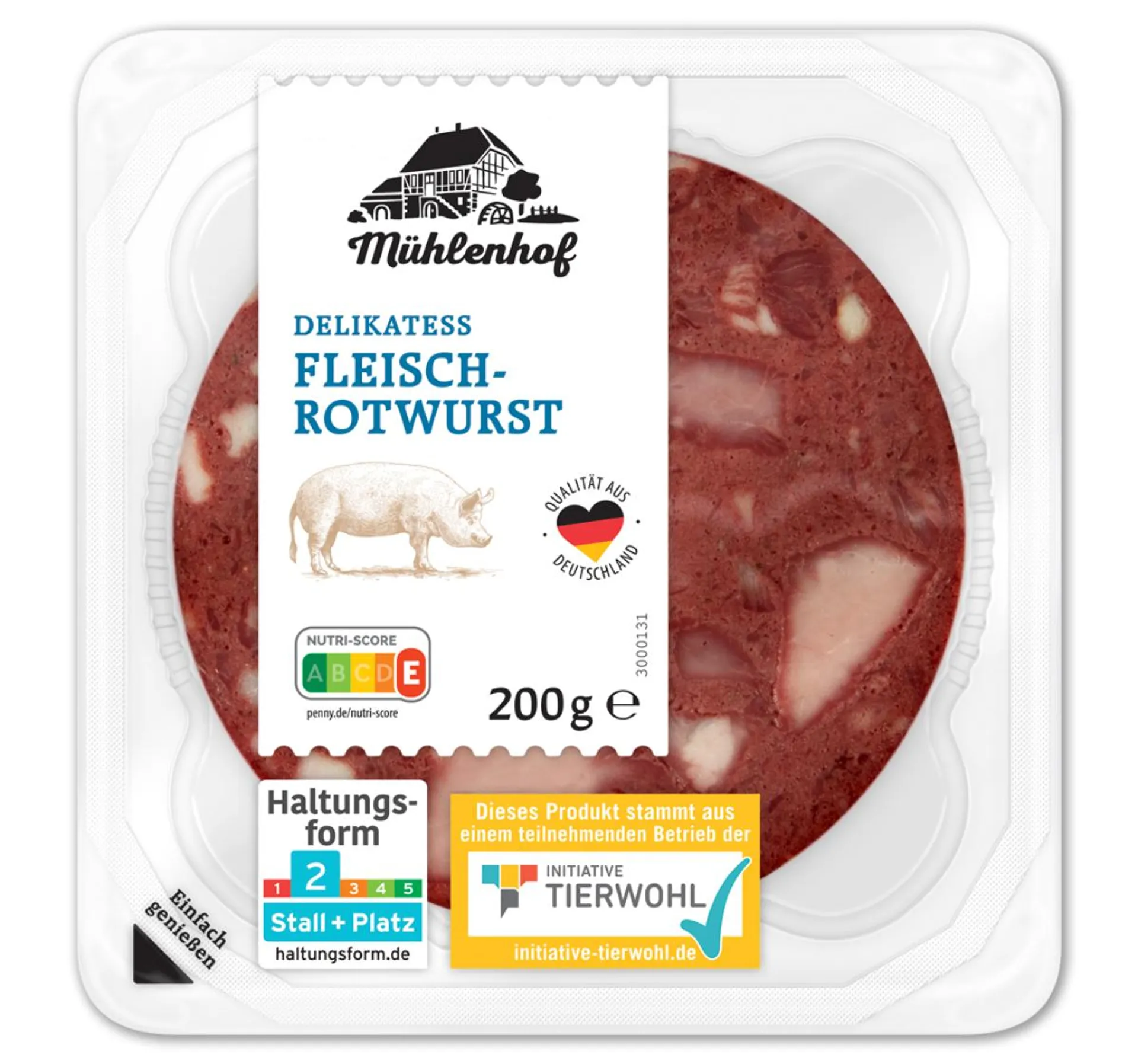 MÜHLENHOF Delikatess Fleischrotwurst