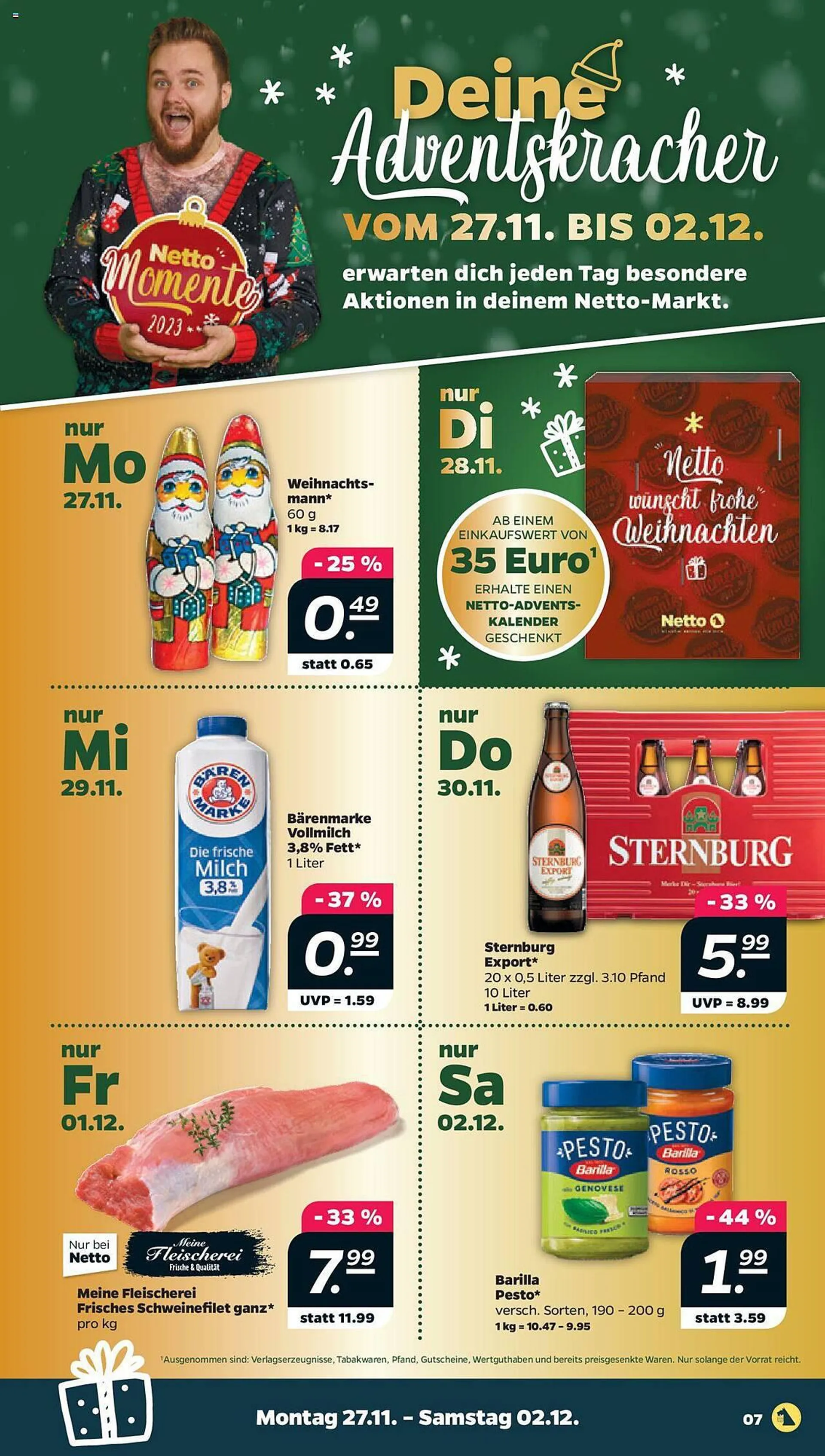 NETTO Prospekt von 27. November bis 2. Dezember 2023 - Prospekt seite 7