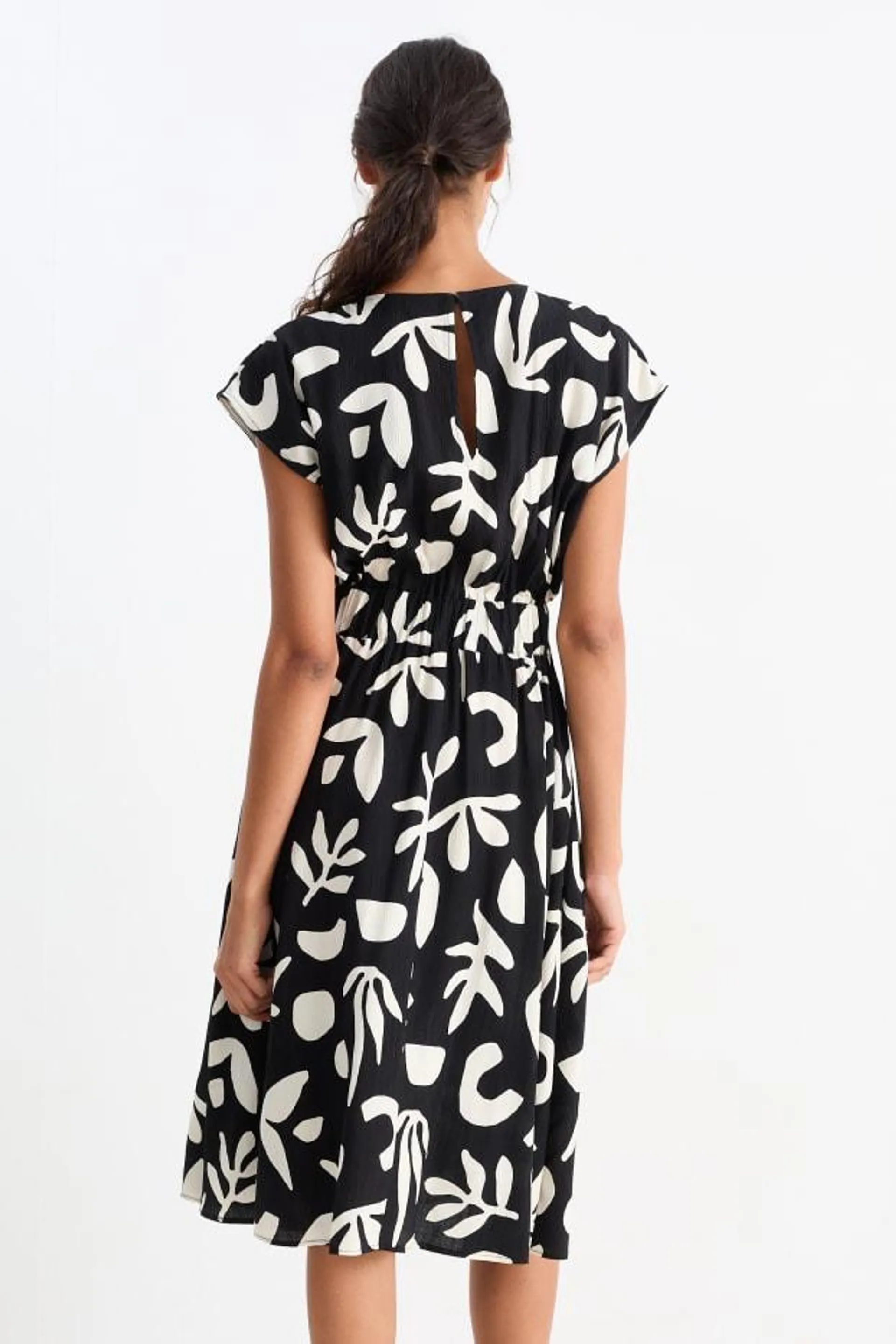 Fit & flare dress - patterned