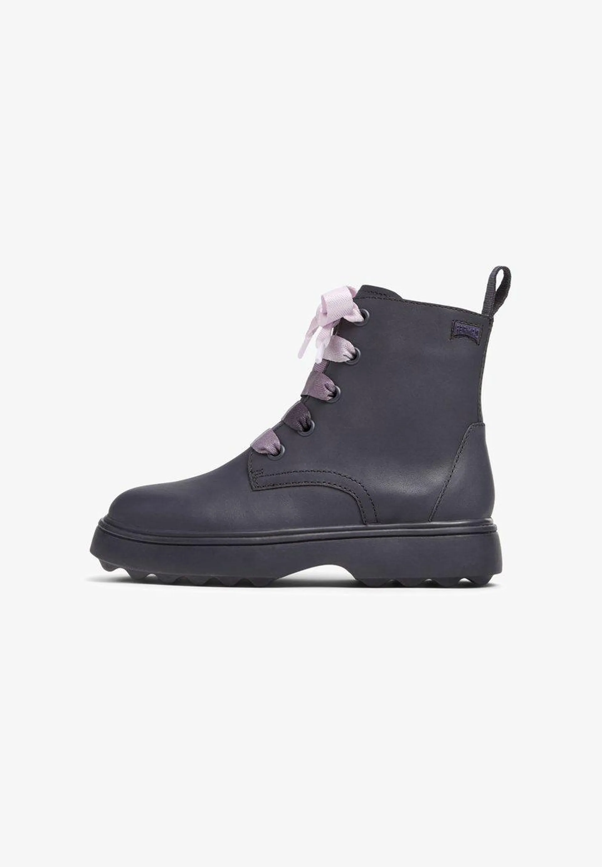 NORTE - Lace-up ankle boots - dark purple