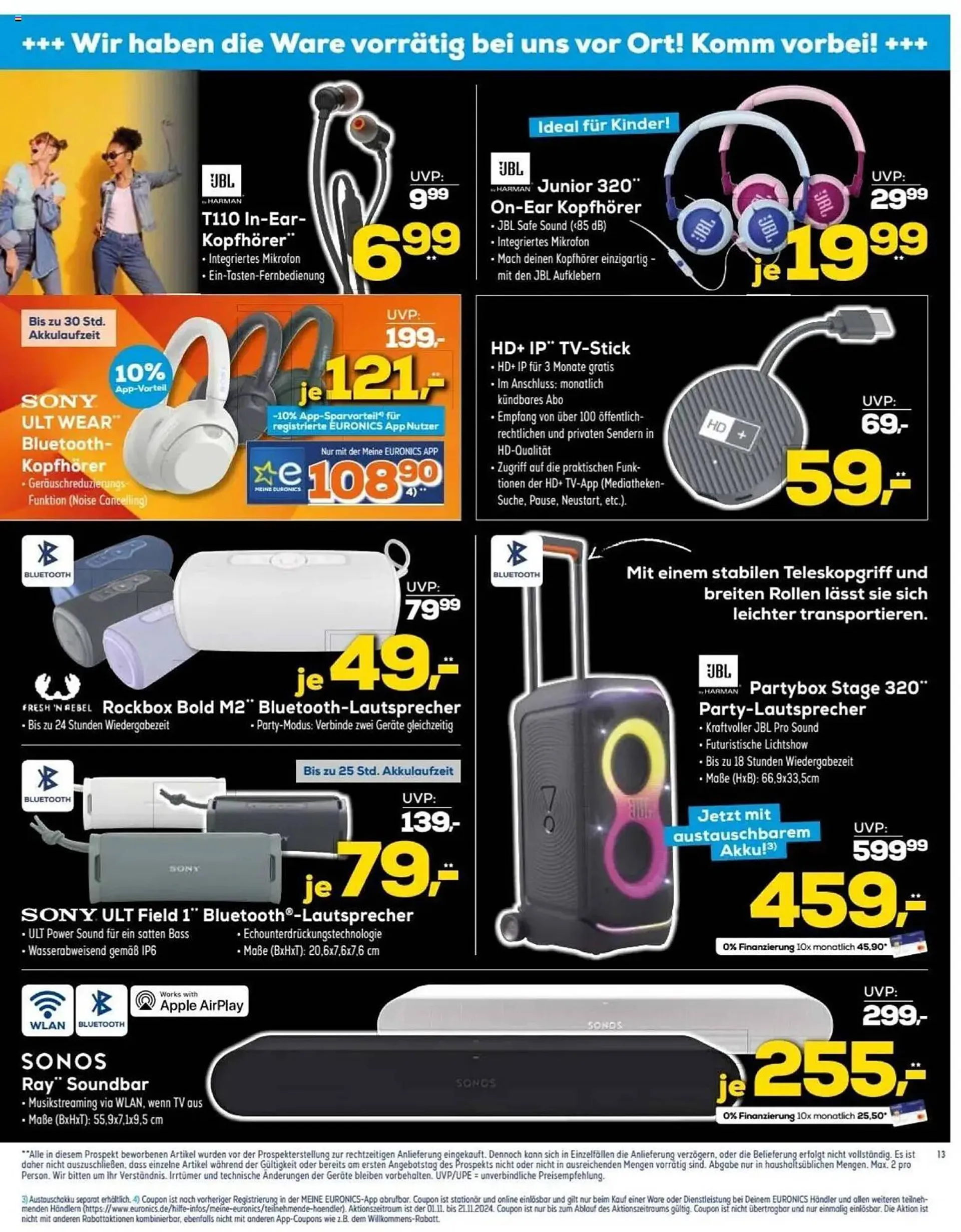 Euronics Prospekt von 20. November bis 26. November 2024 - Prospekt seite 13