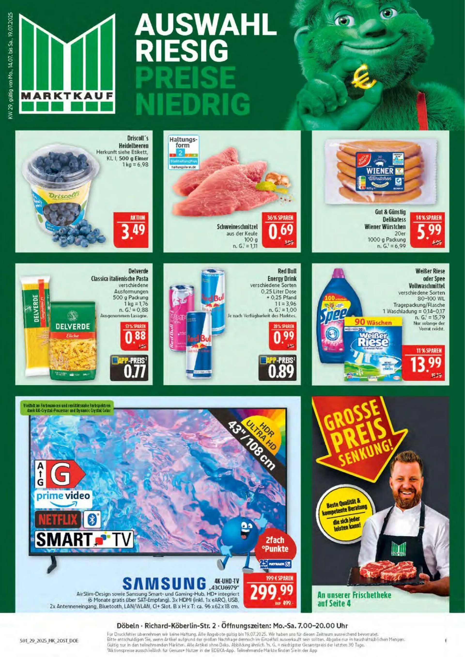 Marktkauf - Döbeln Aktueller Prospekt von 14. Juli bis 19. Juli 2025 - Prospekt seite 1
