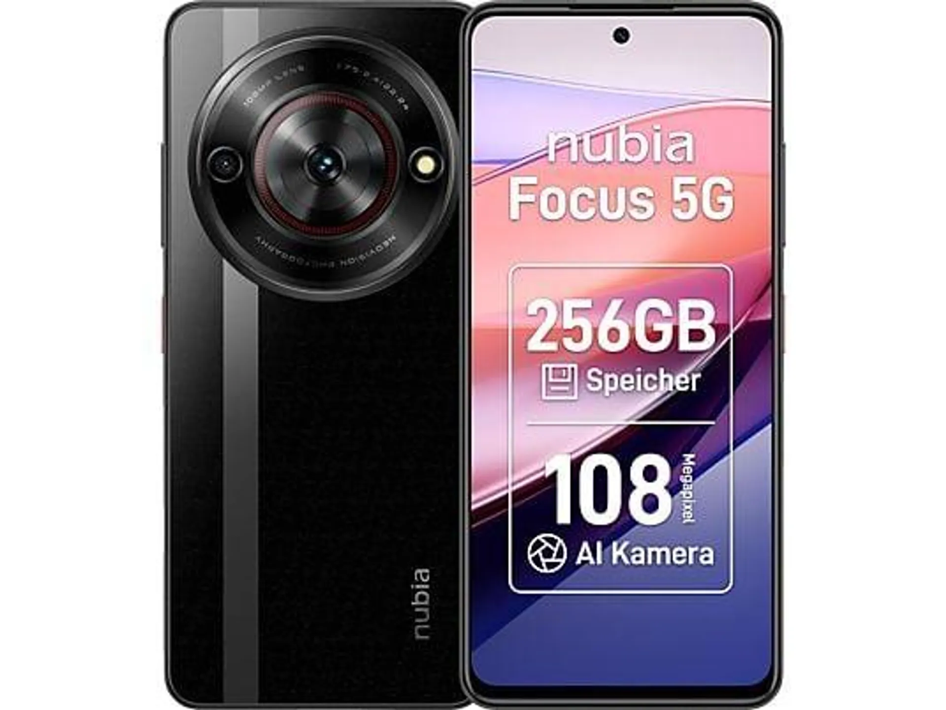 NUBIA Focus 5G 256 GB Black Dual SIM