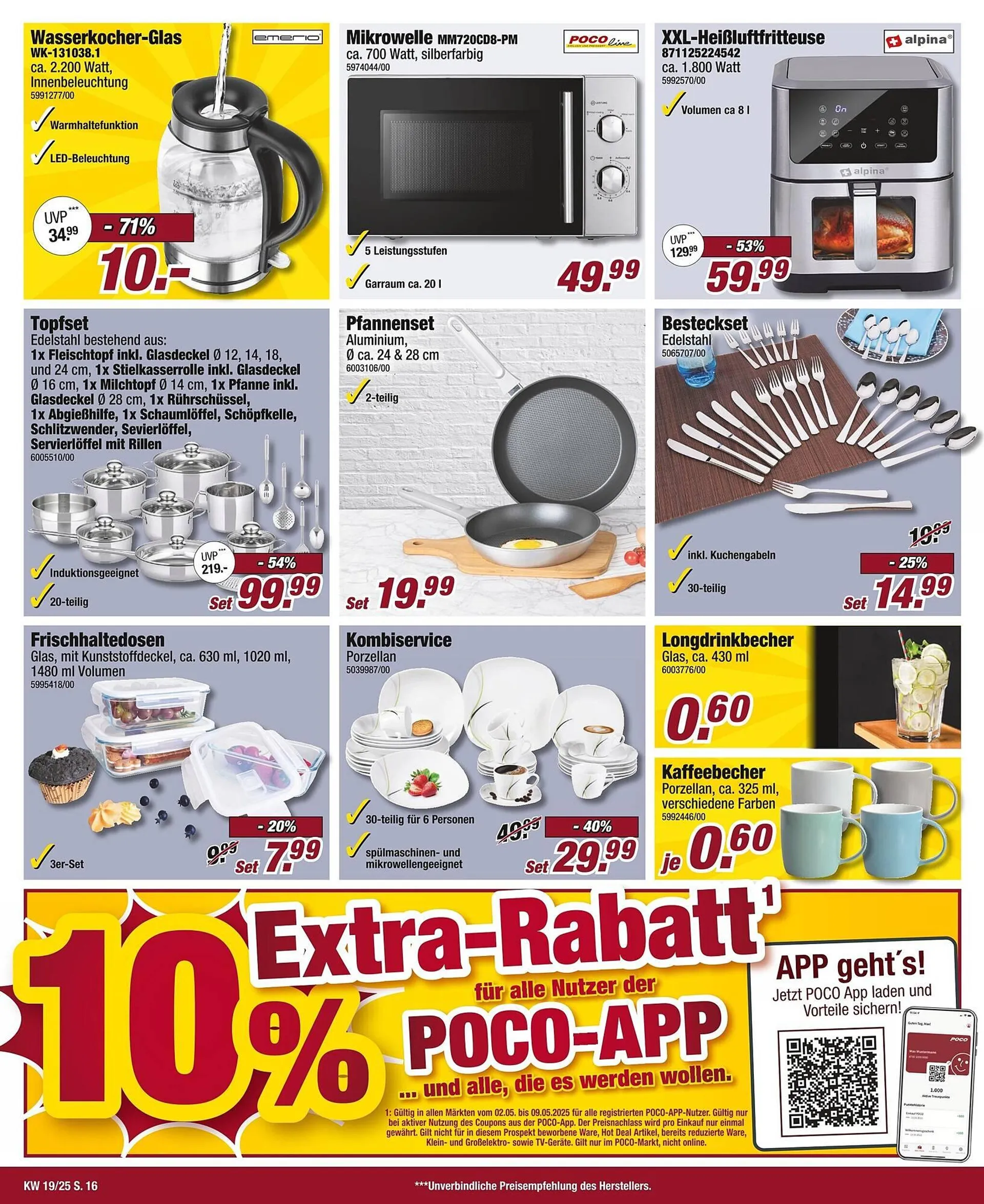 Poco Prospekt von 2. Mai bis 9. Mai 2025 - Prospekt seite 16
