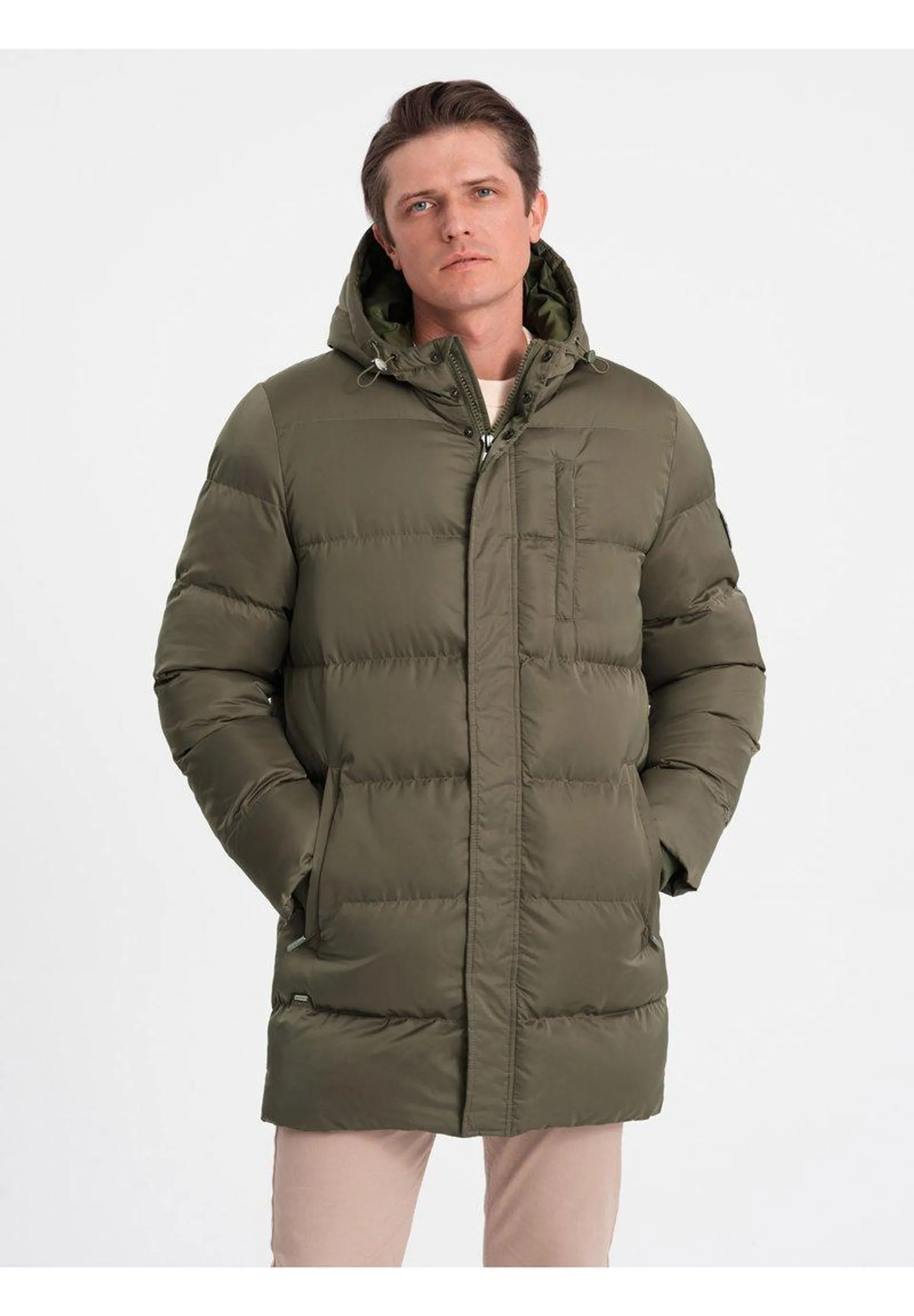 QUILTED - Winter coat - khaki