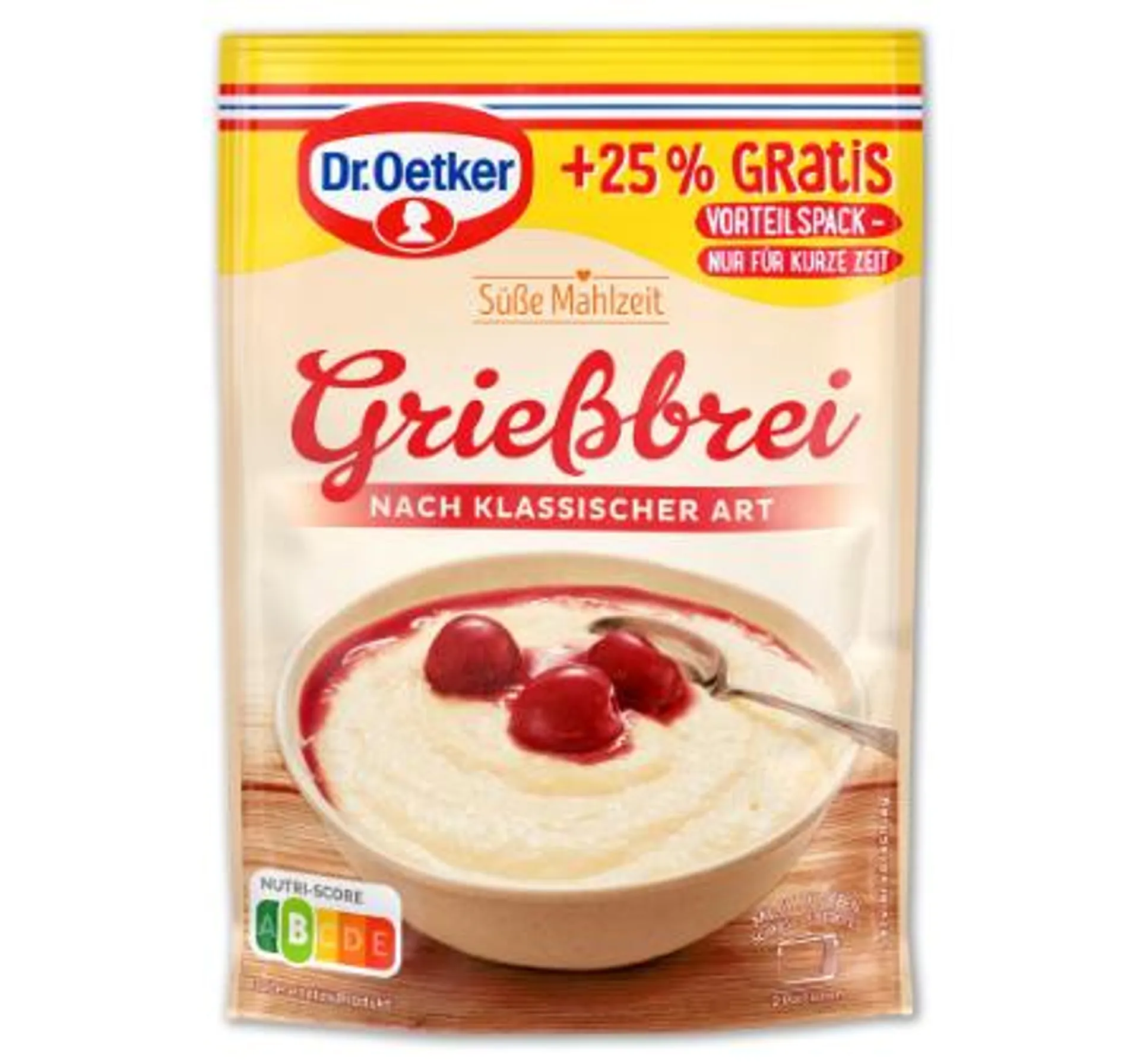 DR. OETKER Süße Mahlzeit Grießbrei*