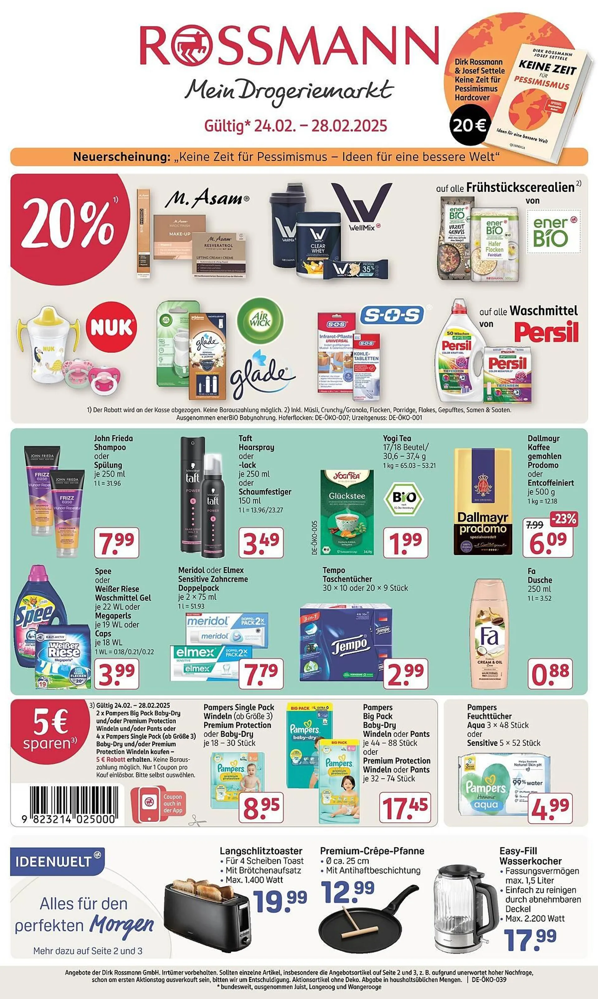 Rossmann Prospekt von 24. Februar bis 28. Februar 2025 - Prospekt seite 1