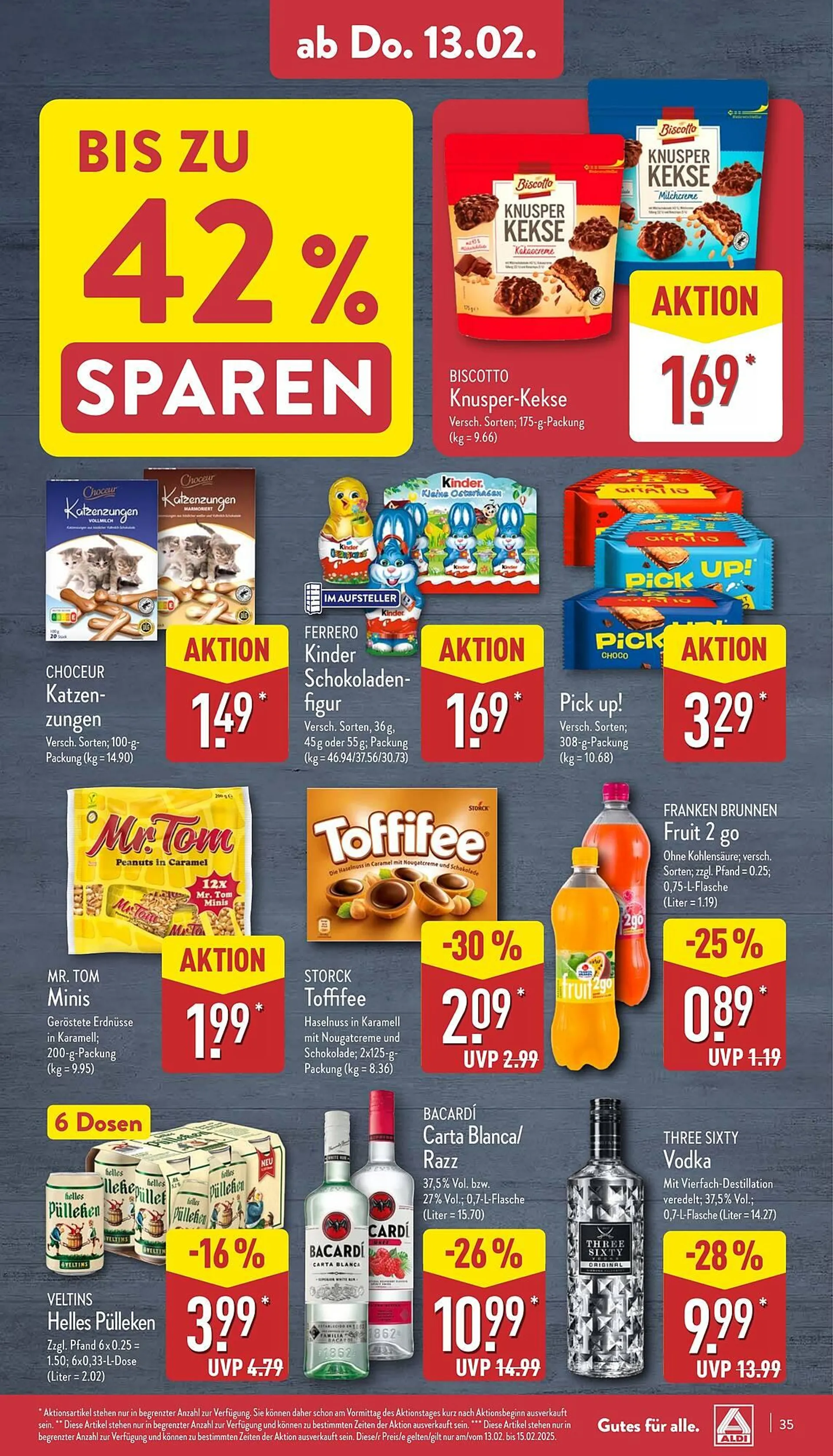 Aldi Nord Prospekt von 10. Februar bis 15. Februar 2025 - Prospekt seite 35