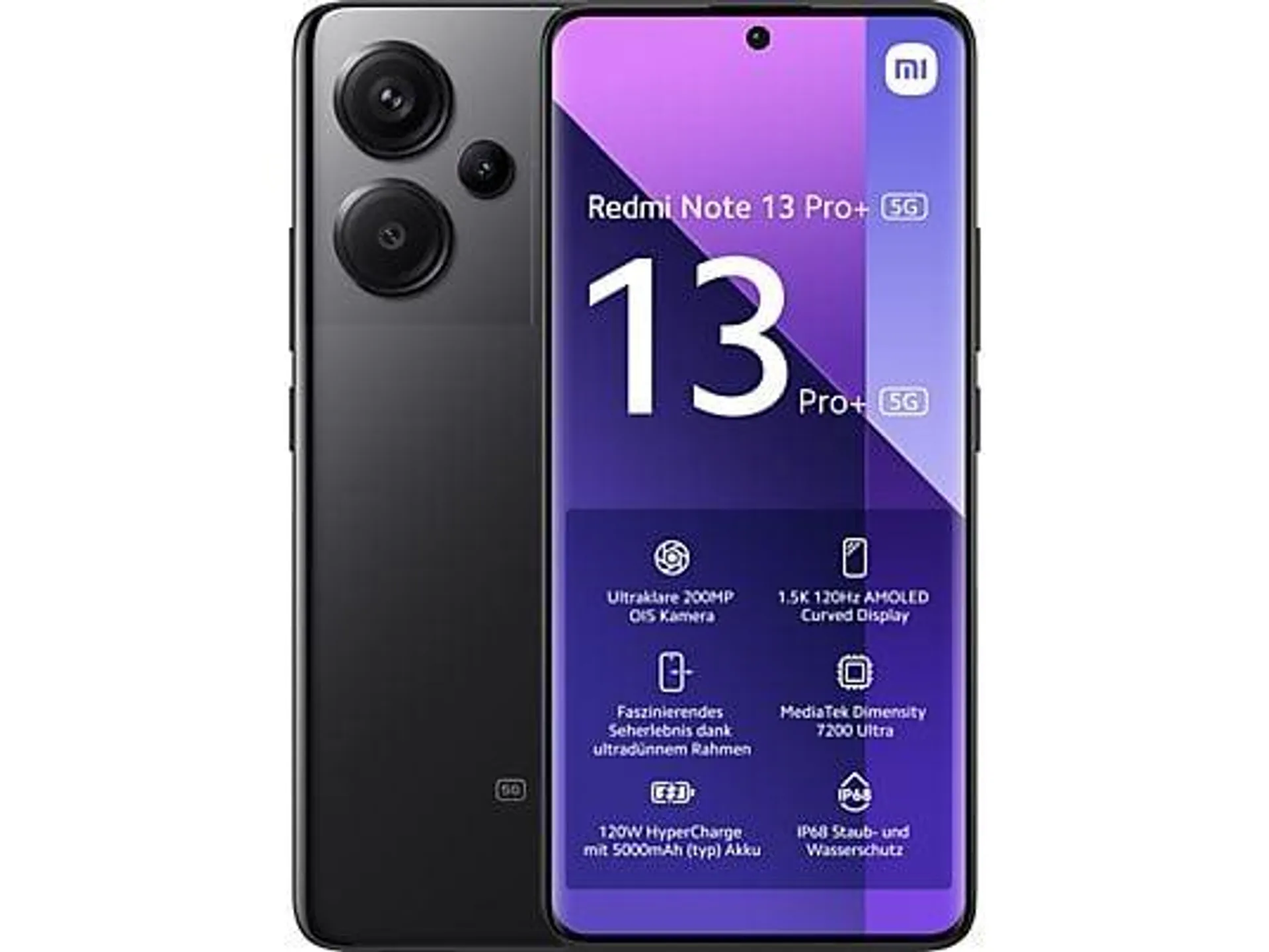 XIAOMI Redmi Note 13 Pro+ 5G 512 GB Midnight Black Dual SIM