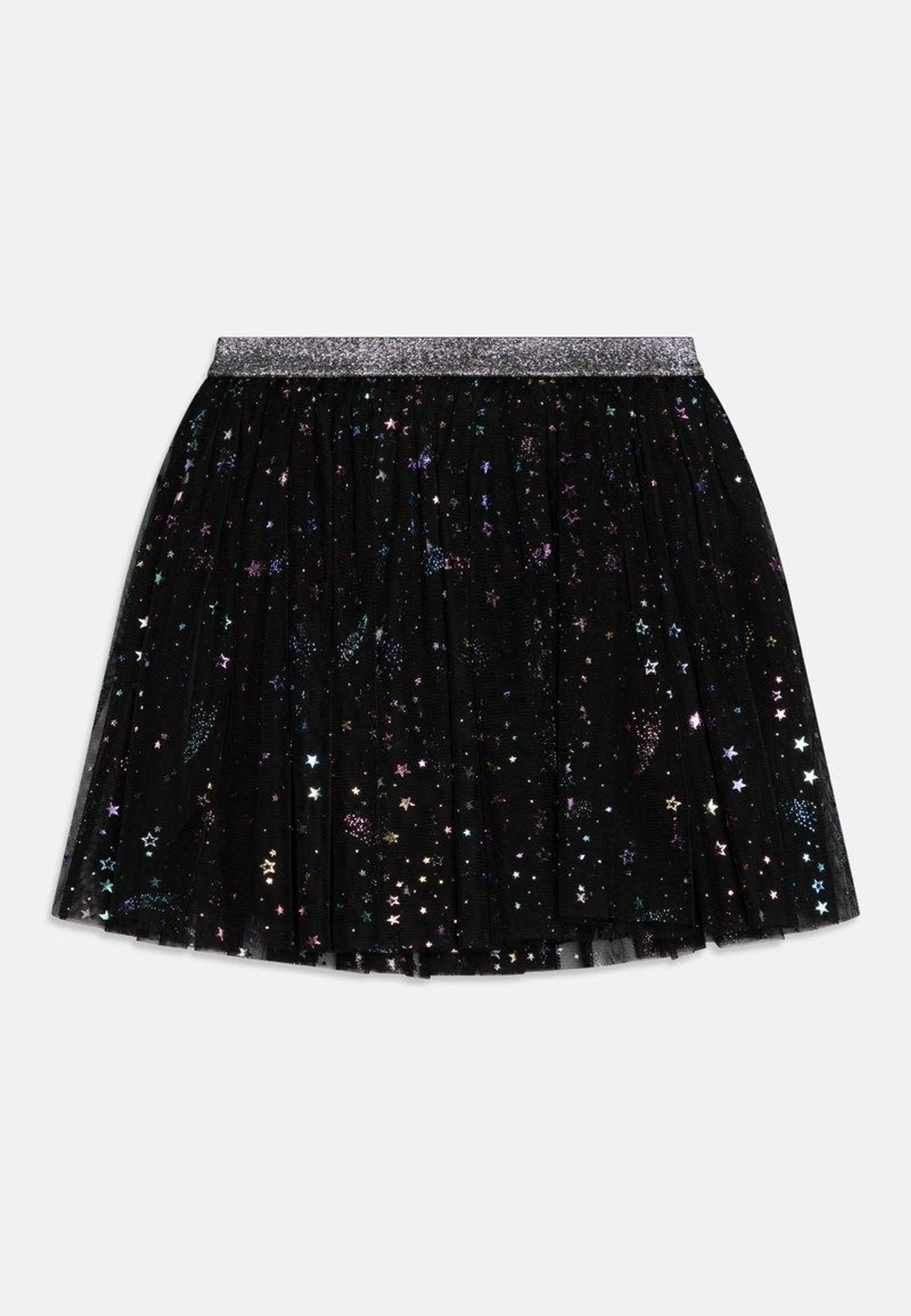 SKIRT RAINBOW STARS - A-line skirt - black