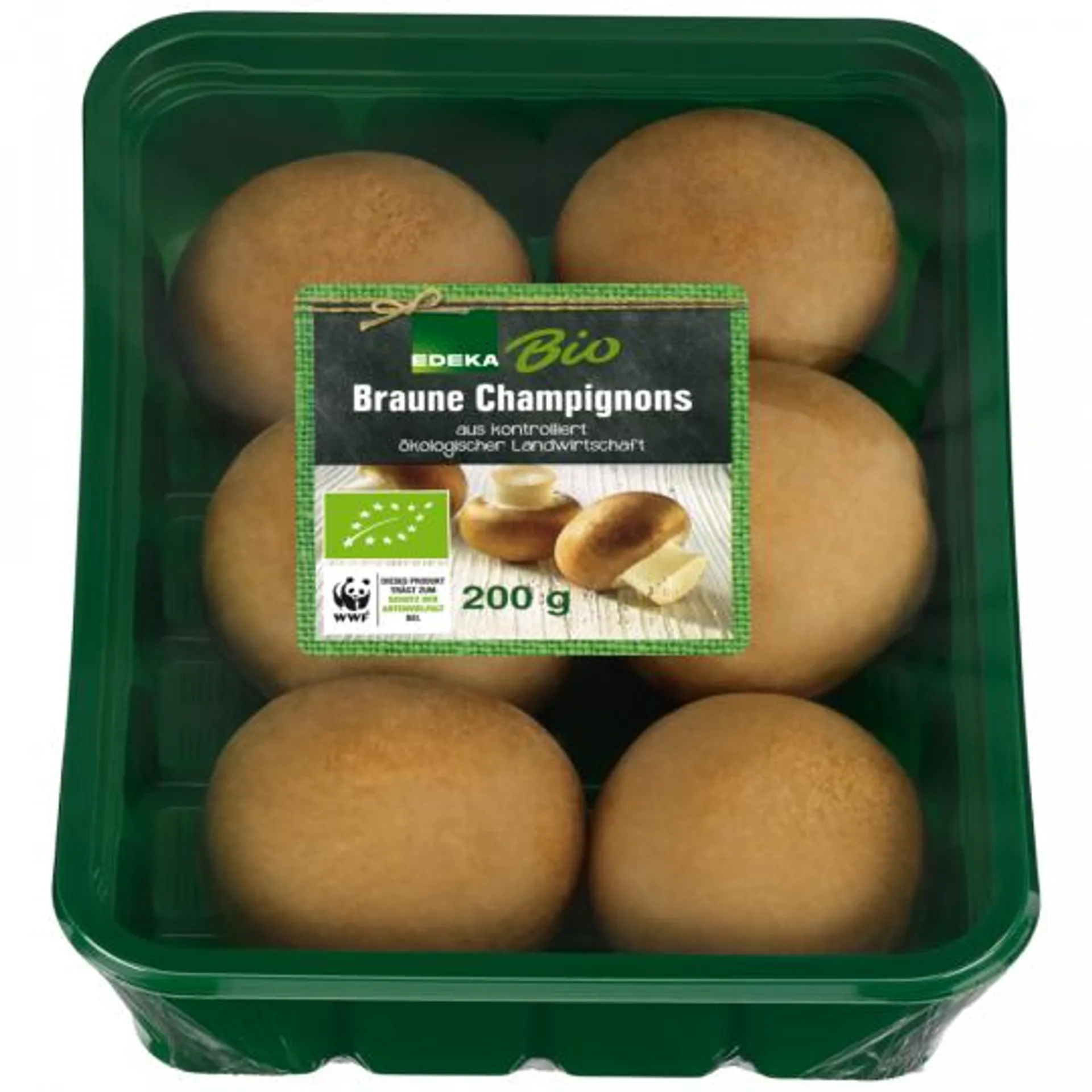 EDEKA Bio Champignons, braun Klasse II 200g