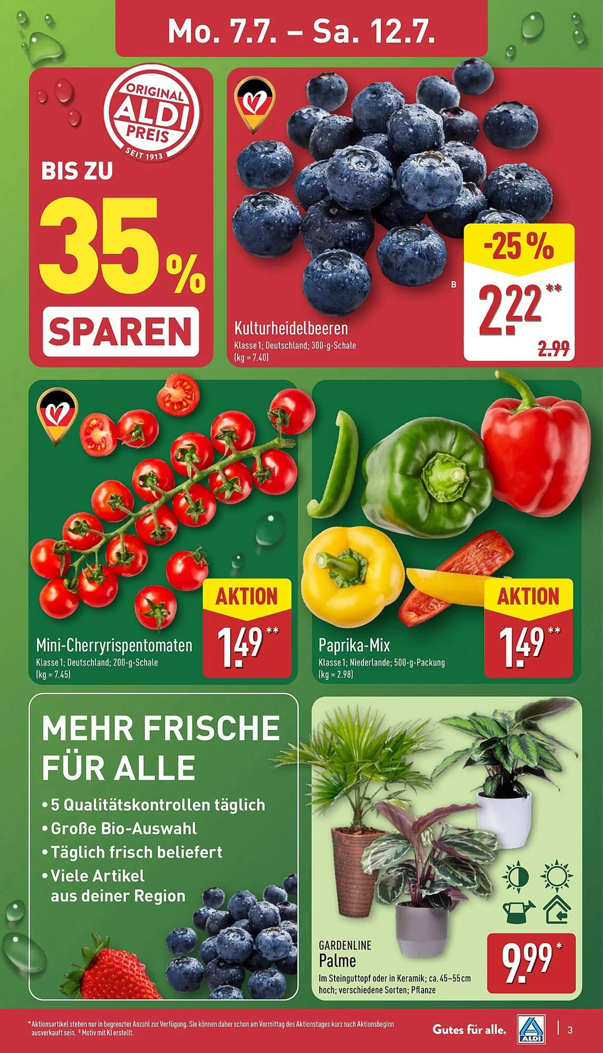 Aldi Nord Prospekt von 7. Juli bis 12. Juli 2025 - Prospekt seite 3