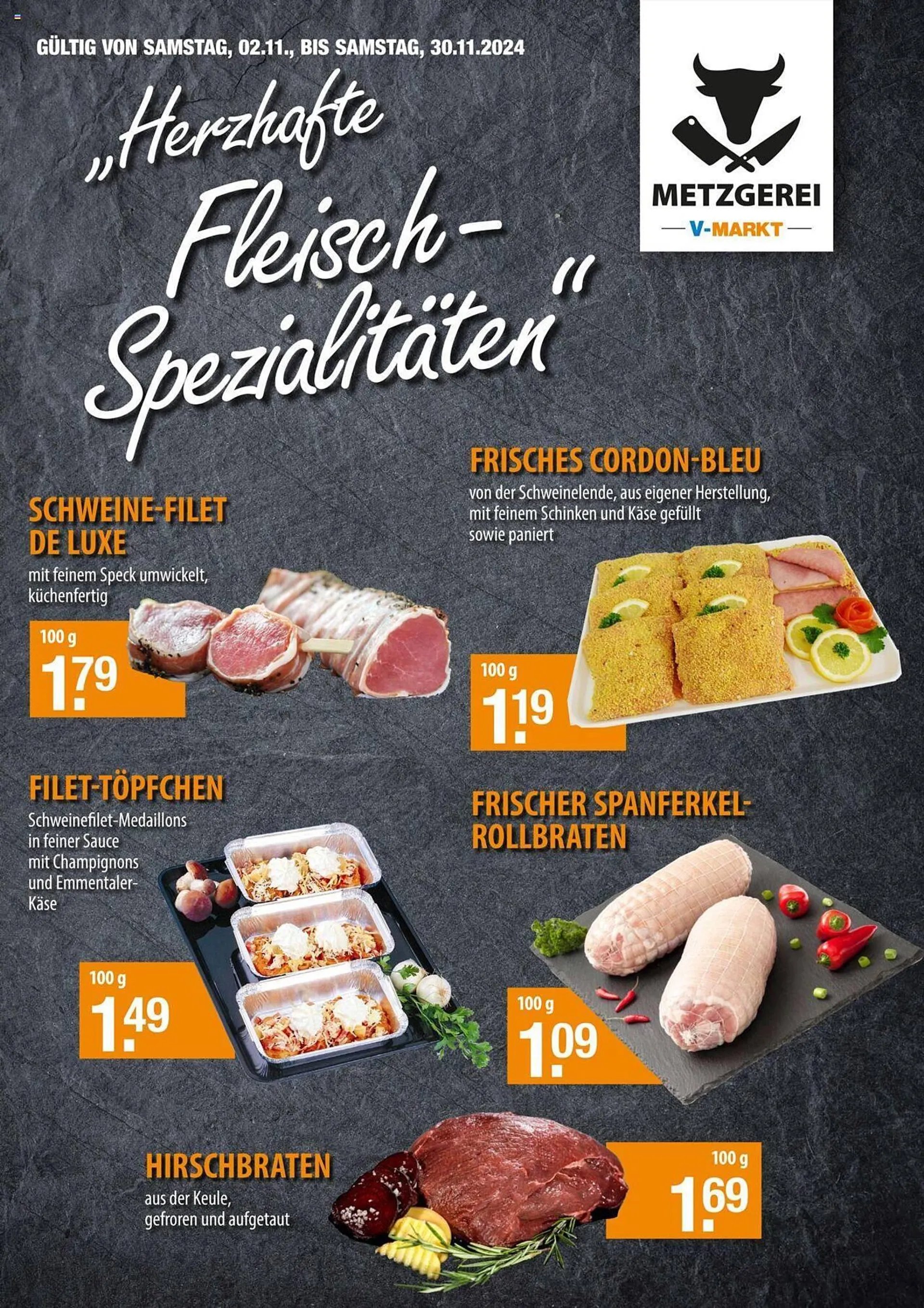 V Markt Prospekt von 2. November bis 30. November 2024 - Prospekt seite 2