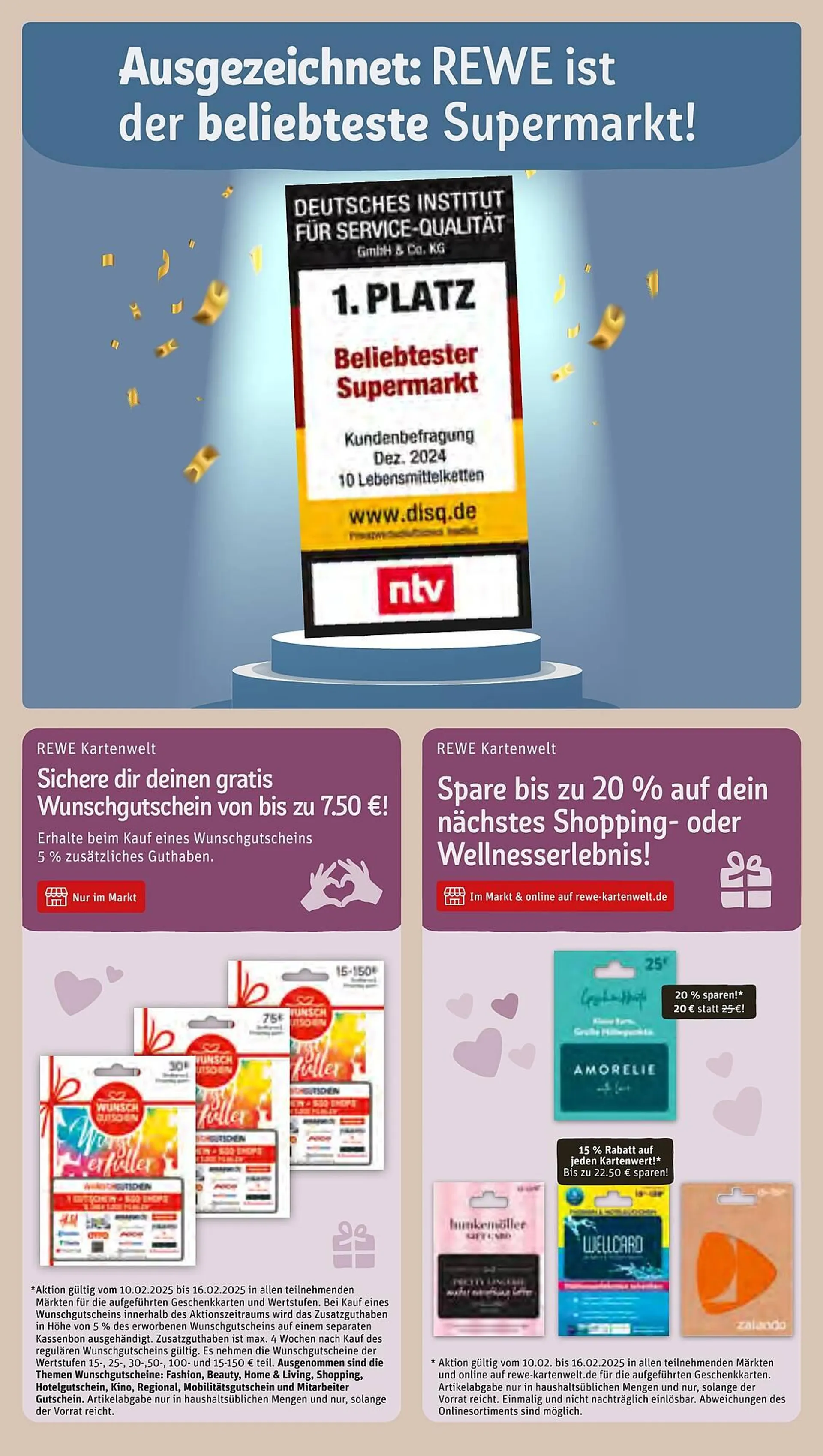 REWE Prospekt von 10. Februar bis 15. Februar 2025 - Prospekt seite 31