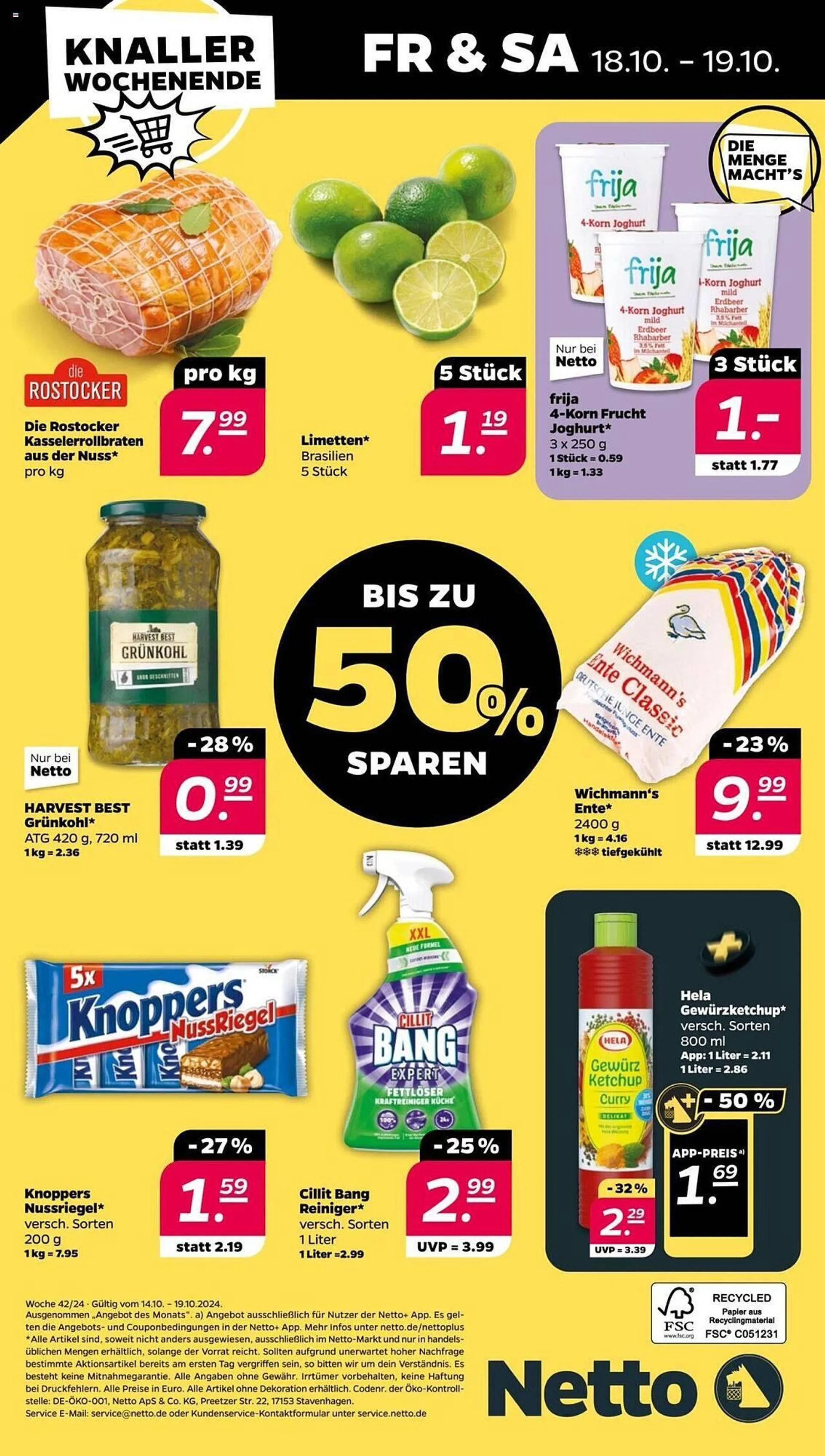 NETTO Prospekt von 14. Oktober bis 19. Oktober 2024 - Prospekt seite 32