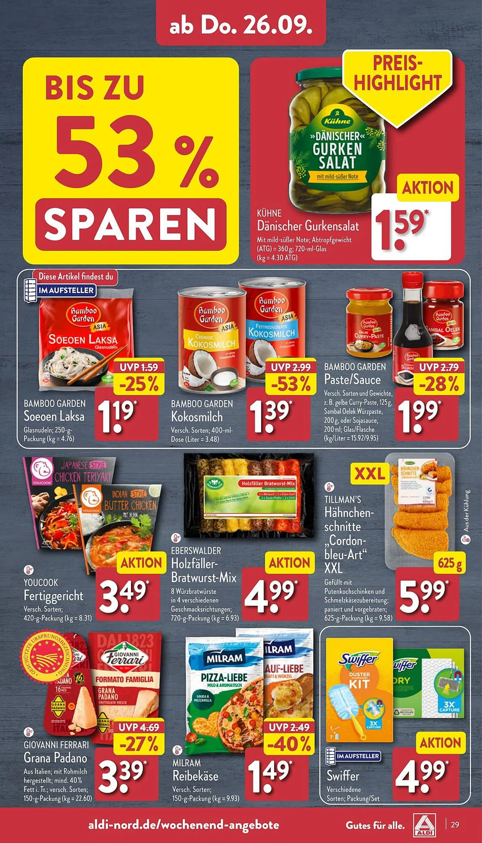 Aldi Nord Prospekt von 23. September bis 28. September 2024 - Prospekt seite 29