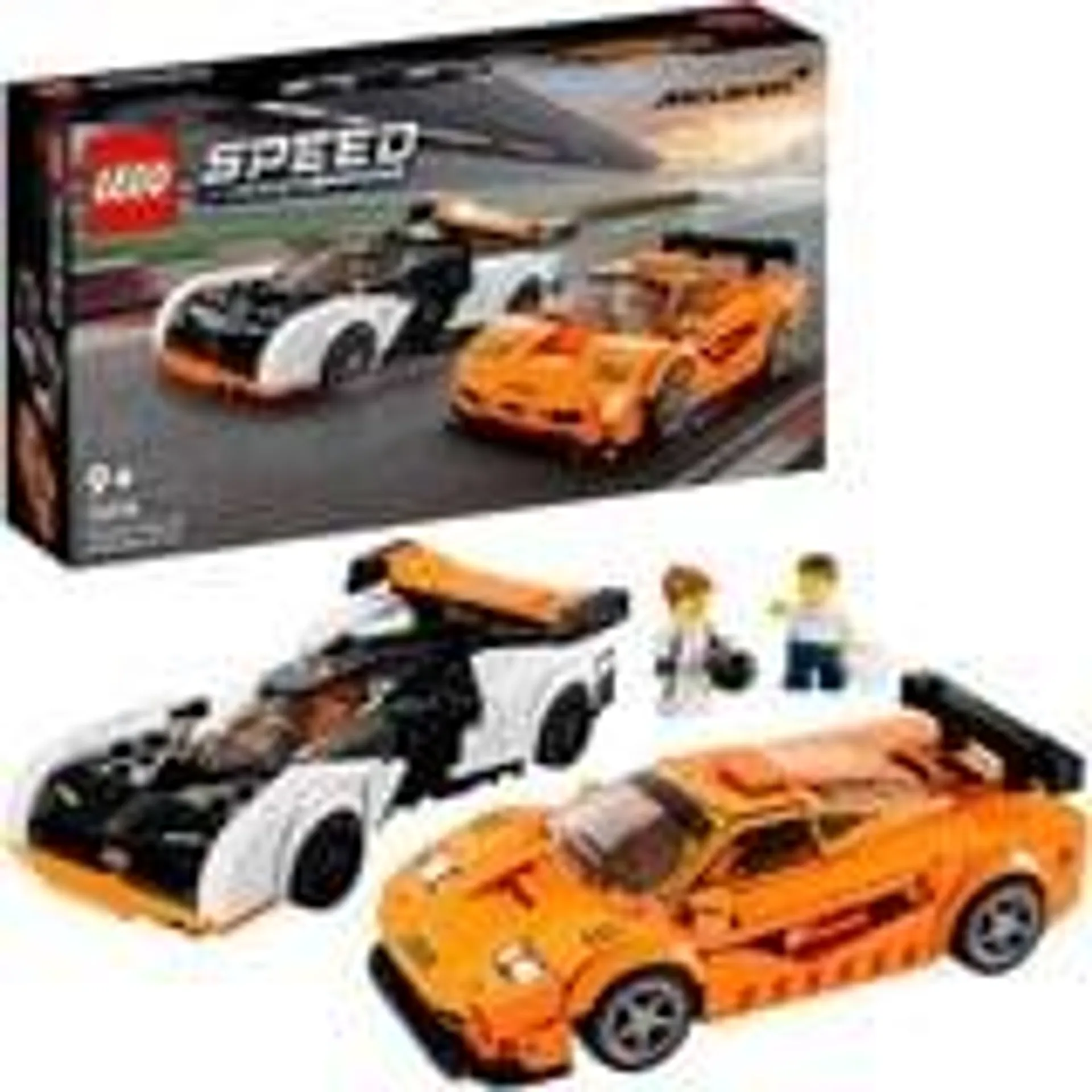 76918 Speed Champions McLaren Solus GT & Mc Laren F1 LM , Konstruktionsspielzeug