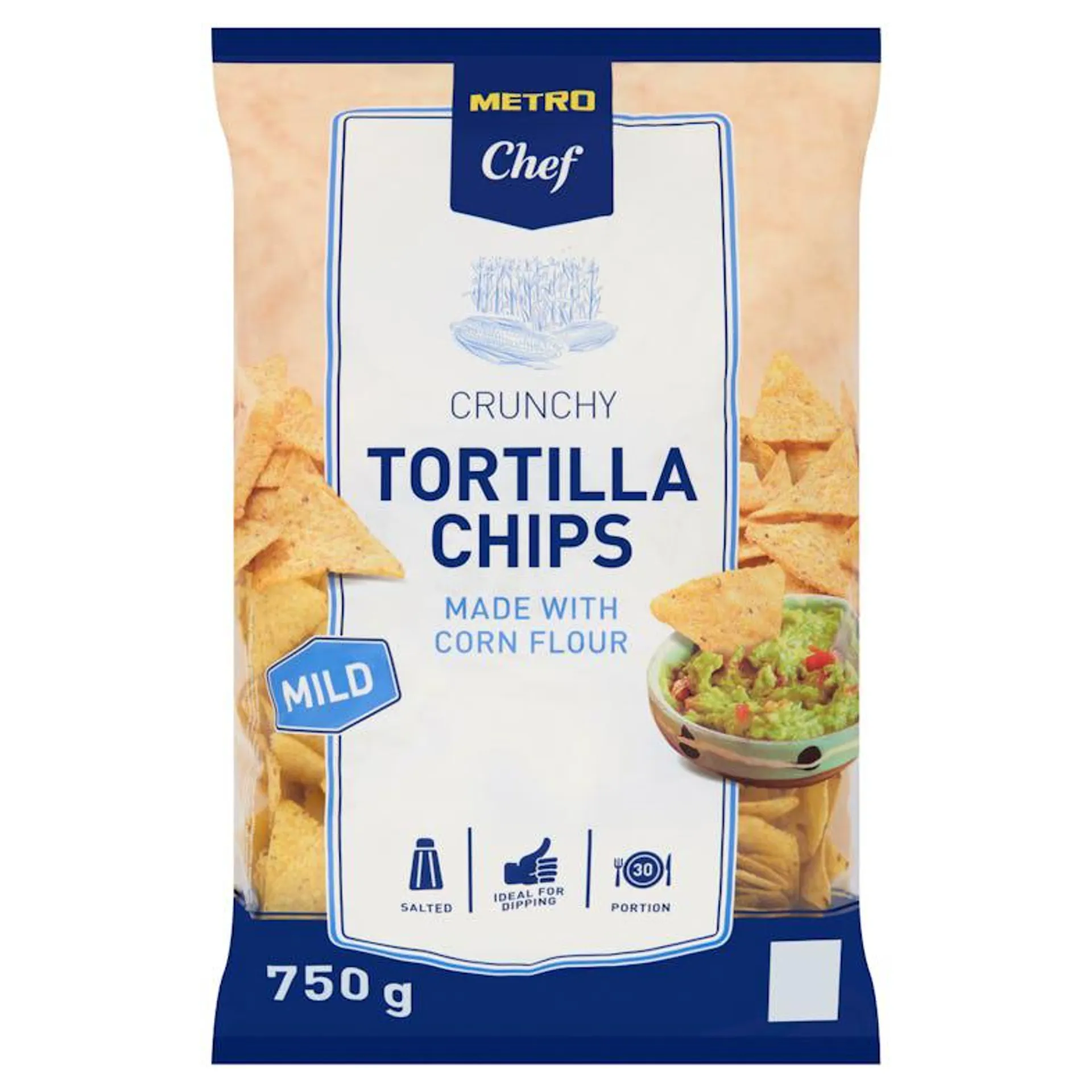 METRO Chef Tortilla Chips Mild (750 g)