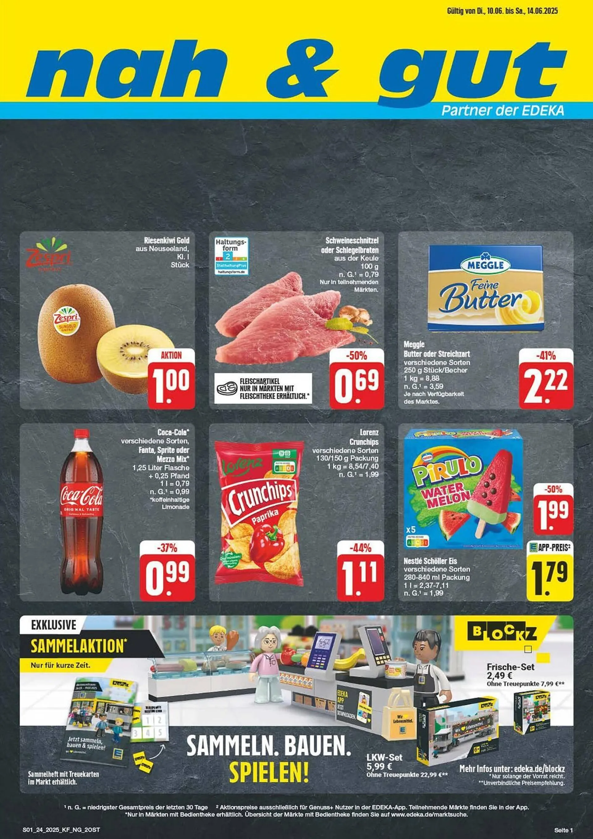 nah & gut Prospekt von 7. Juni bis 14. Juni 2025 - Prospekt seite 1