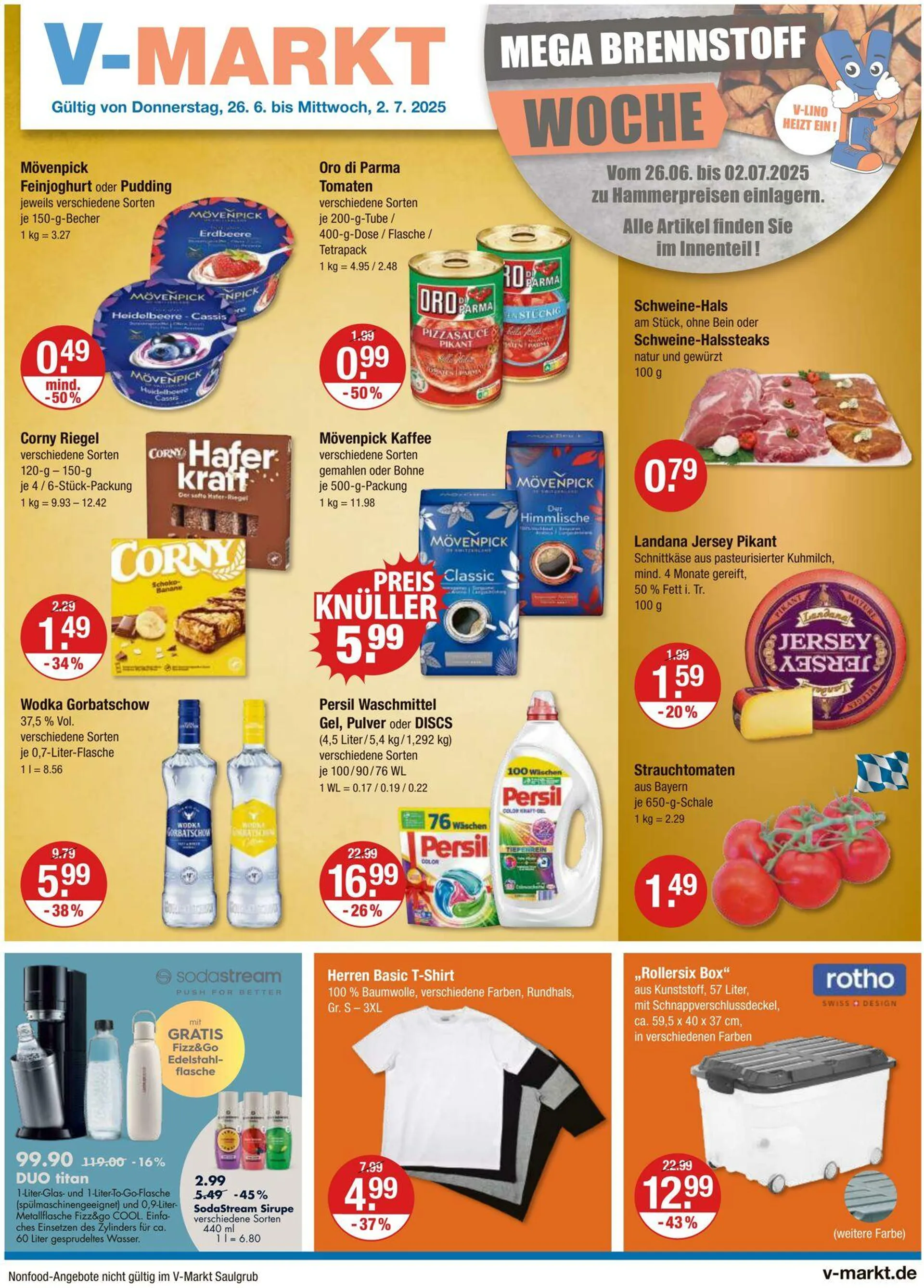 V-Markt Aktueller Prospekt von 26. Juni bis 2. Juli 2025 - Prospekt seite 1