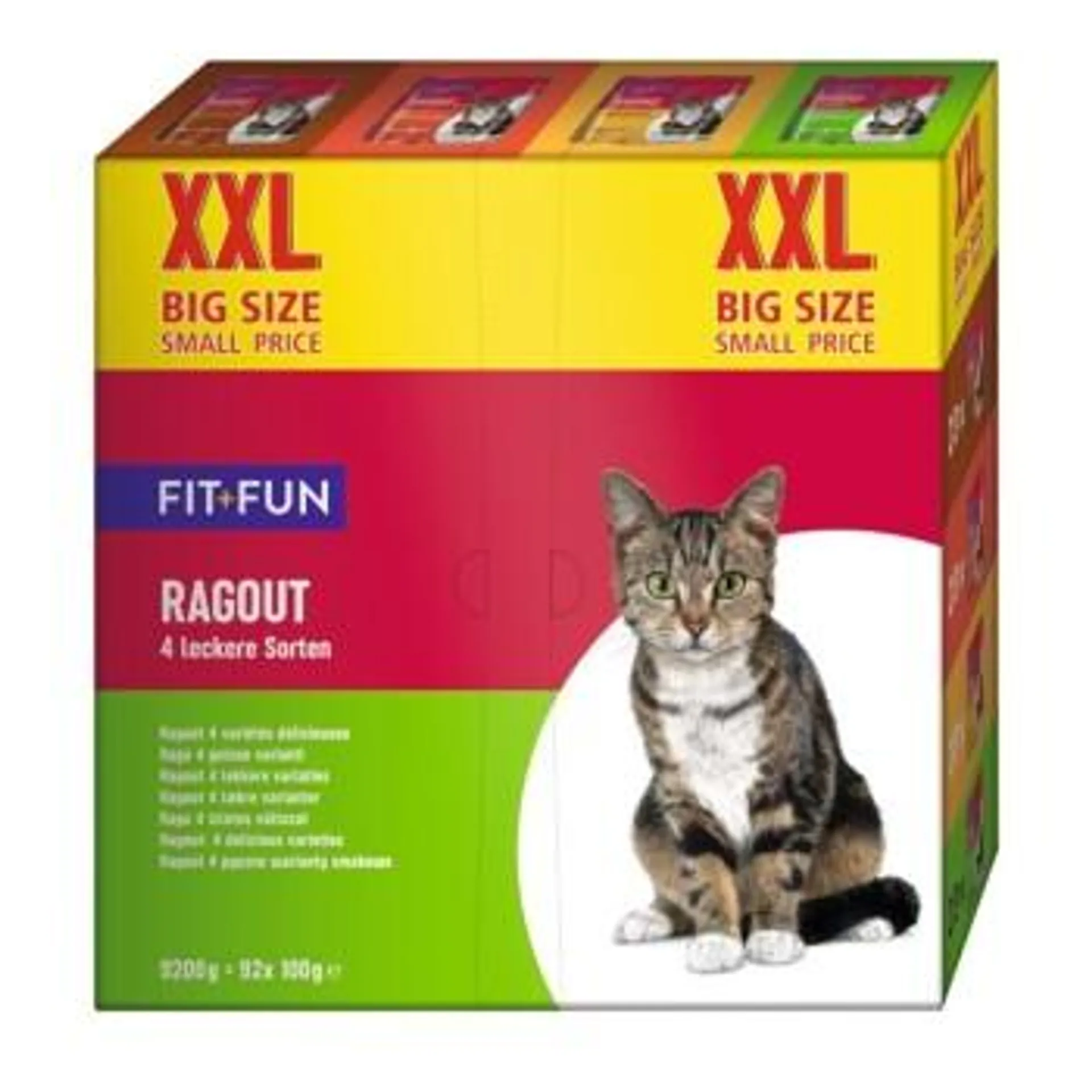 FIT+FUN Ragout Multipack 92x100g 4 leckere Sorten