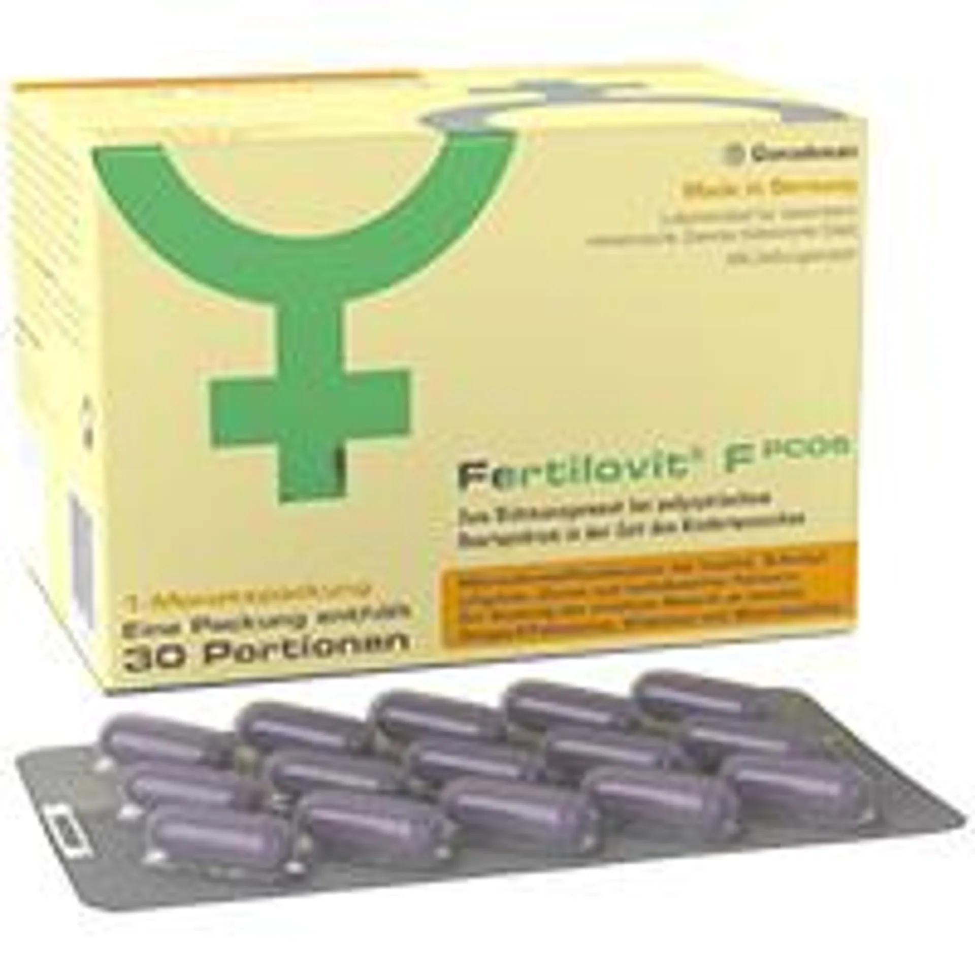 FERTILOVIT F PCOS 60 Kapseln+30 Pulver-Sticks