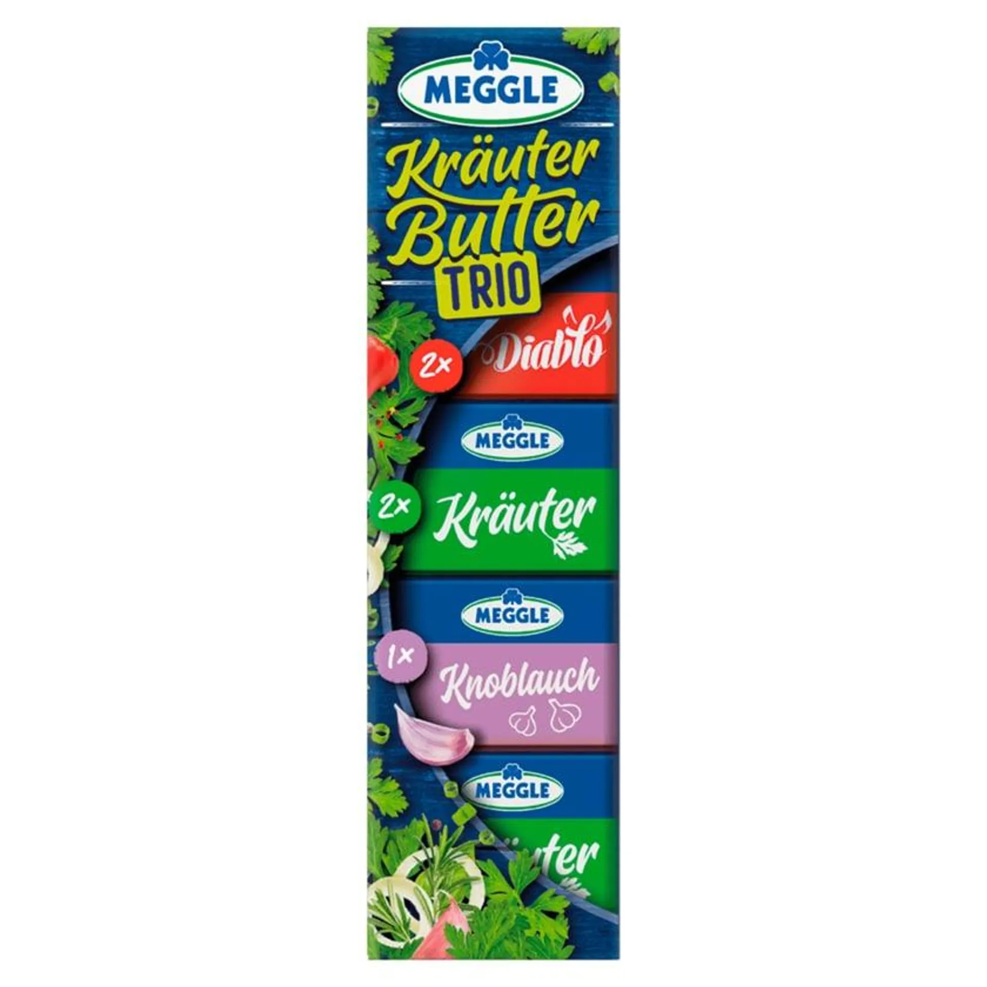 Meggle Kräuterbutter Trio 100g