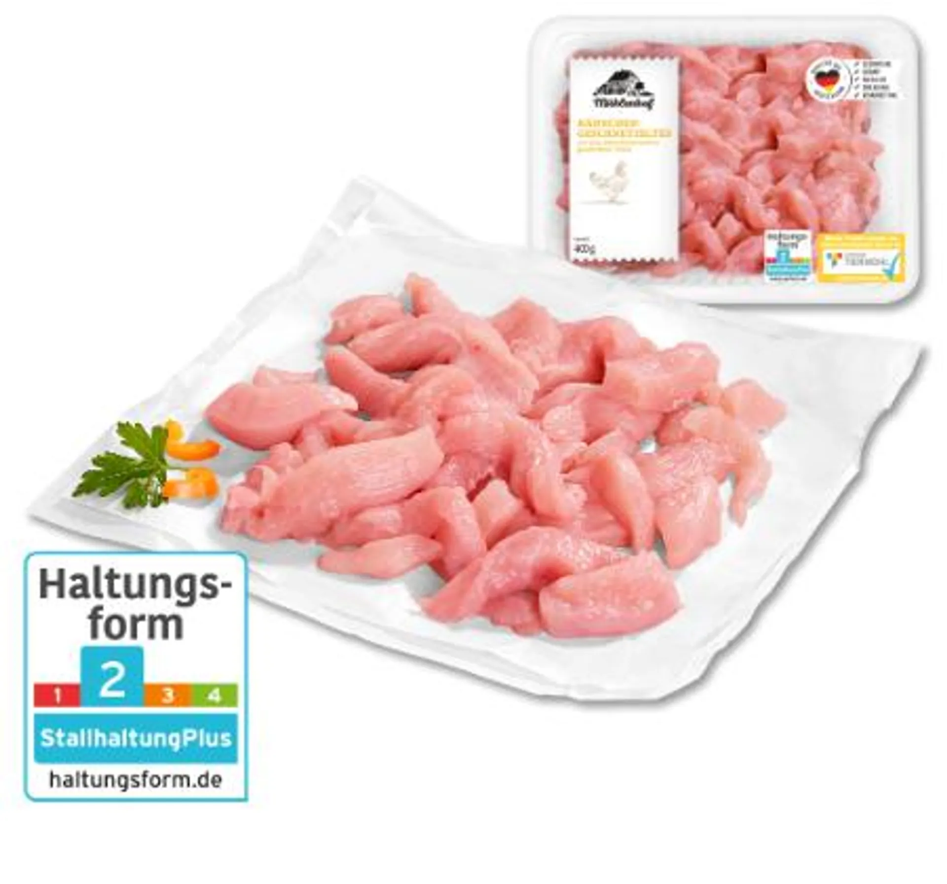 MÜHLENHOF Frisches Hähnchen-Geschnetzeltes*