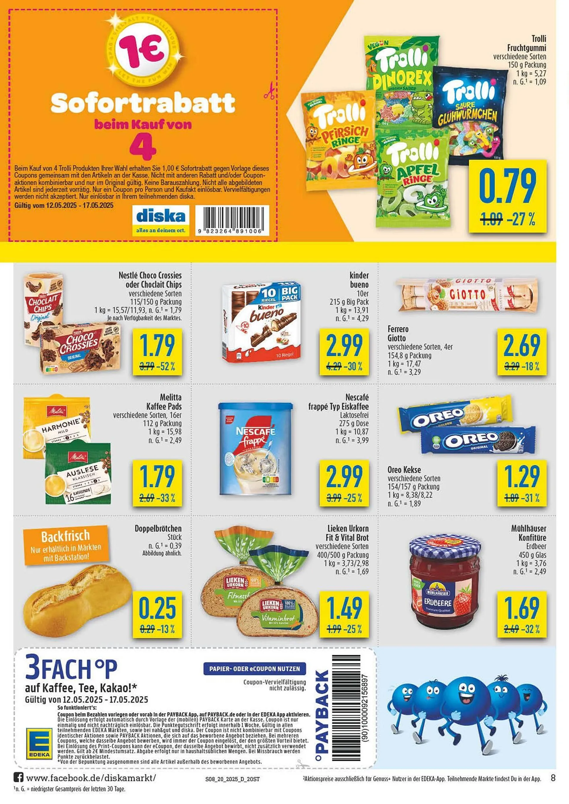 diska Prospekt von 12. Mai bis 17. Mai 2025 - Prospekt seite 8