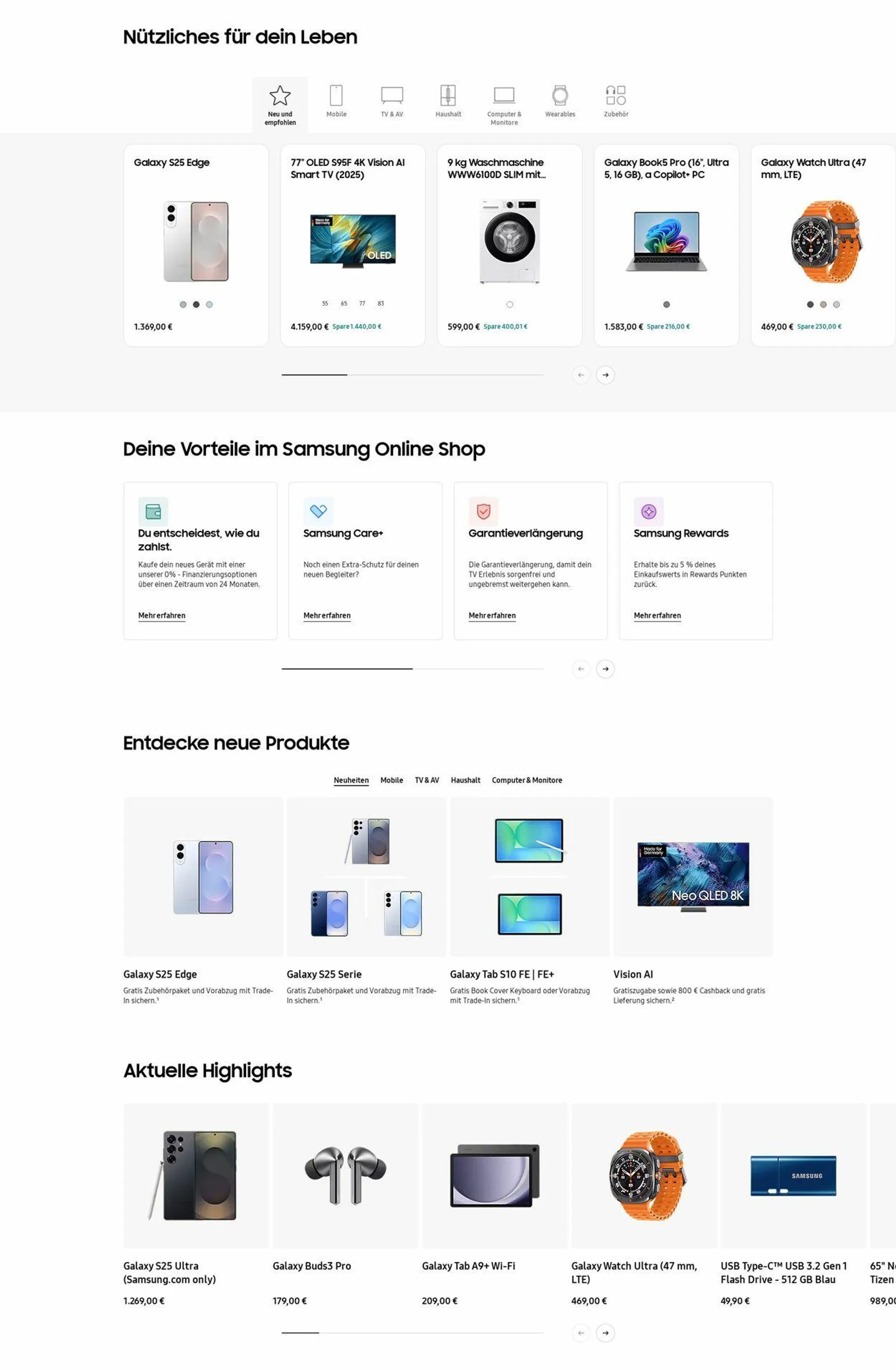 Samsung Aktueller Prospekt von 16. Juni bis 25. Juni 2025 - Prospekt seite 1