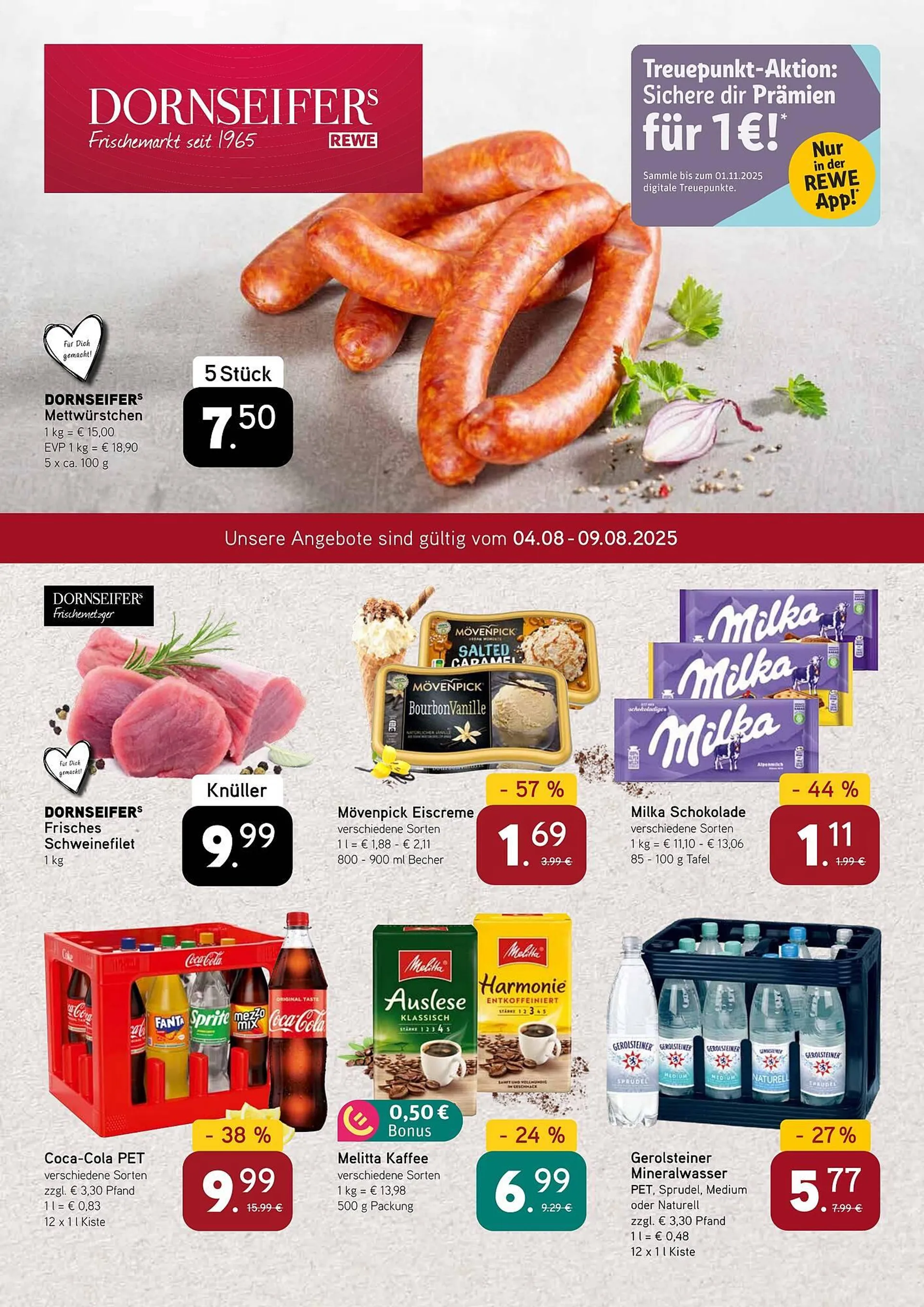 Dornseifer Prospekt von 4. August bis 9. August 2025 - Prospekt seite 1