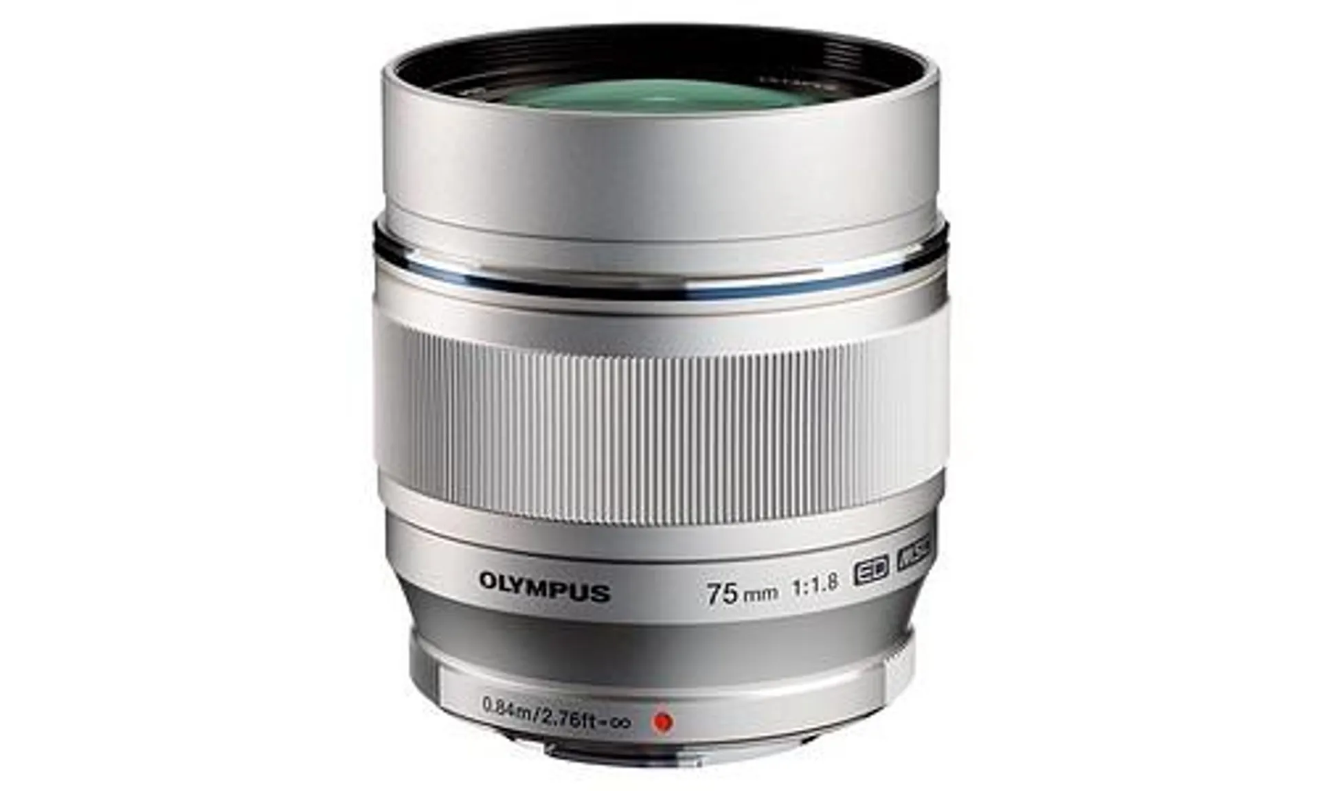 Olympus M.Zuiko 75/1,8 ED silber