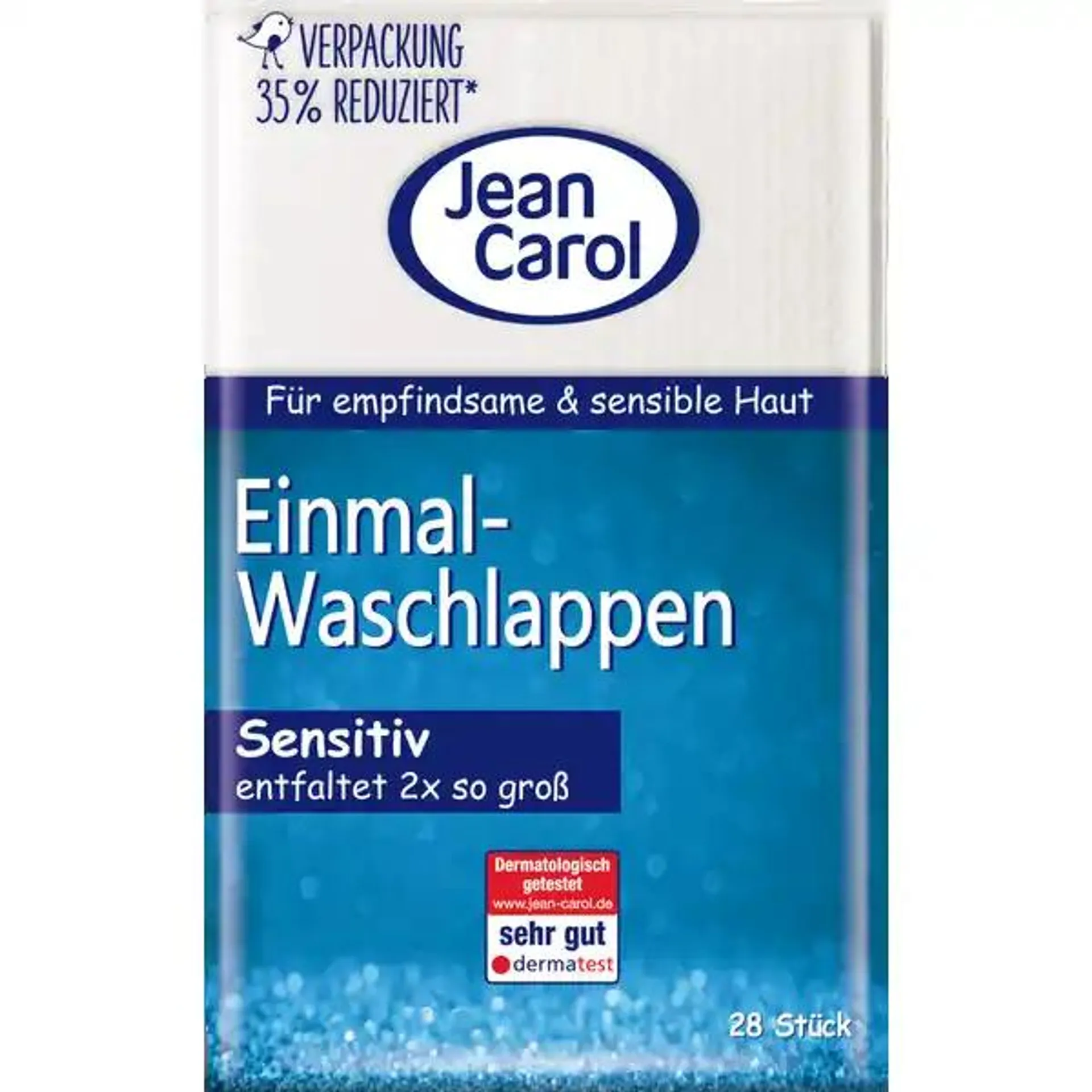 Einmal-Waschlappen sensitiv