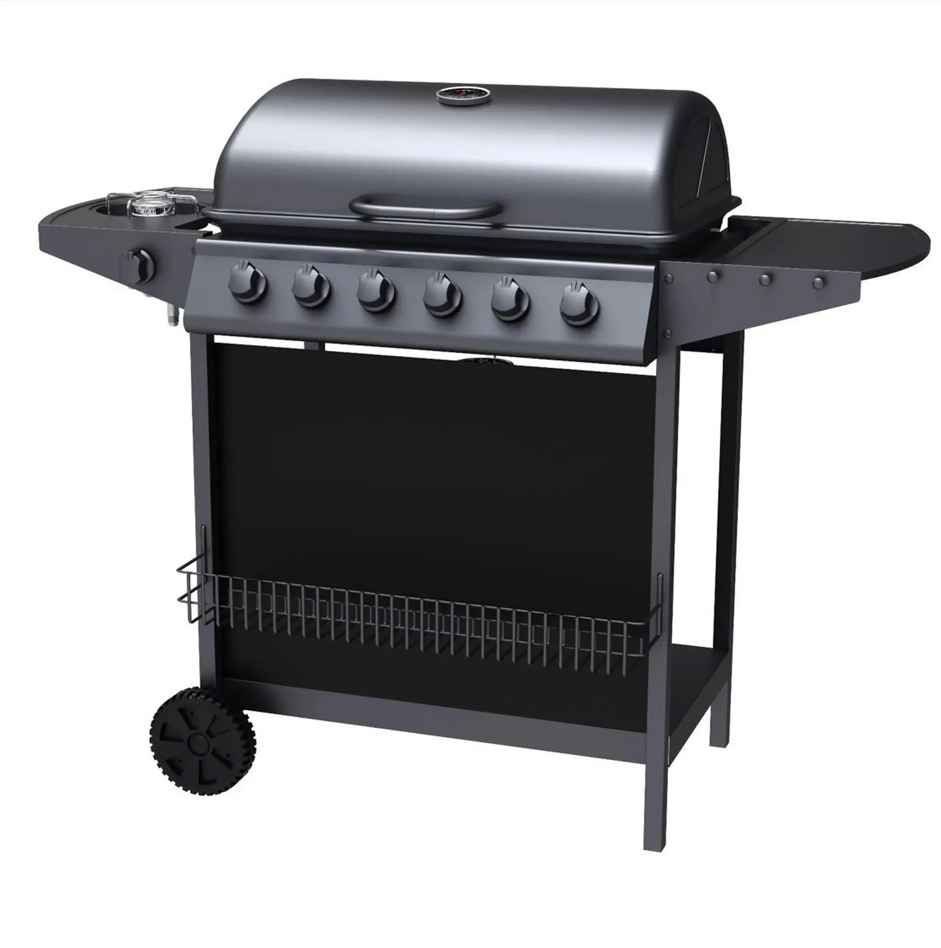 TEPRO Gasgrill HAMPTON 6 - matt schwarz - 3309