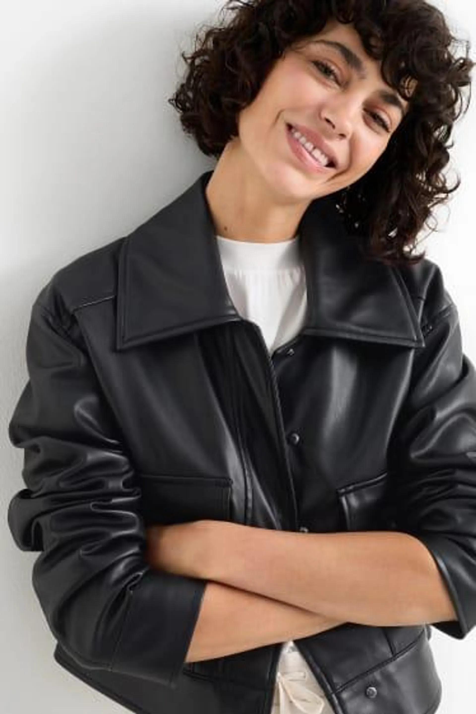 Jacket - faux leather